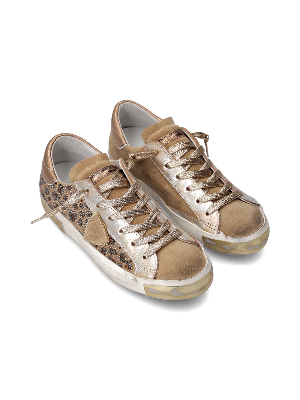 Tennis sneakers PHILIPPE MODEL Golden