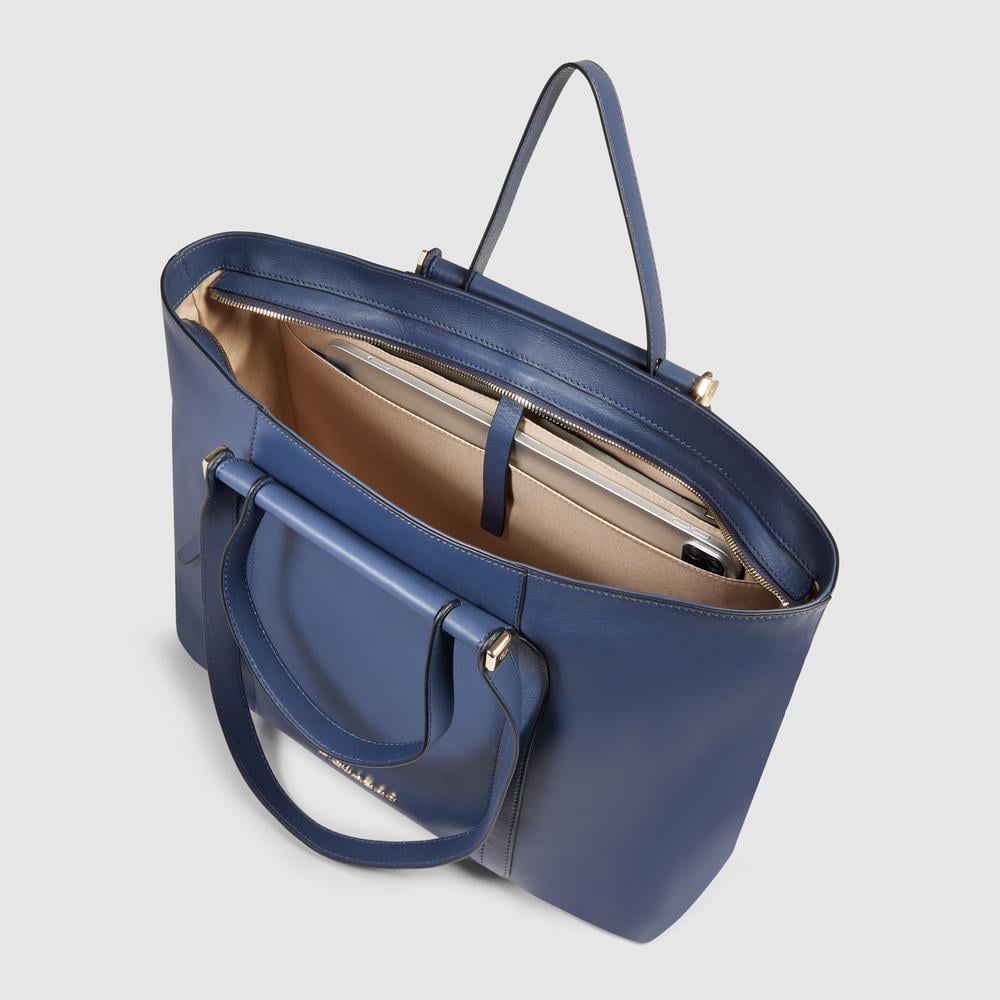 14-inch Laptop Tote PIQUADRO Blue
