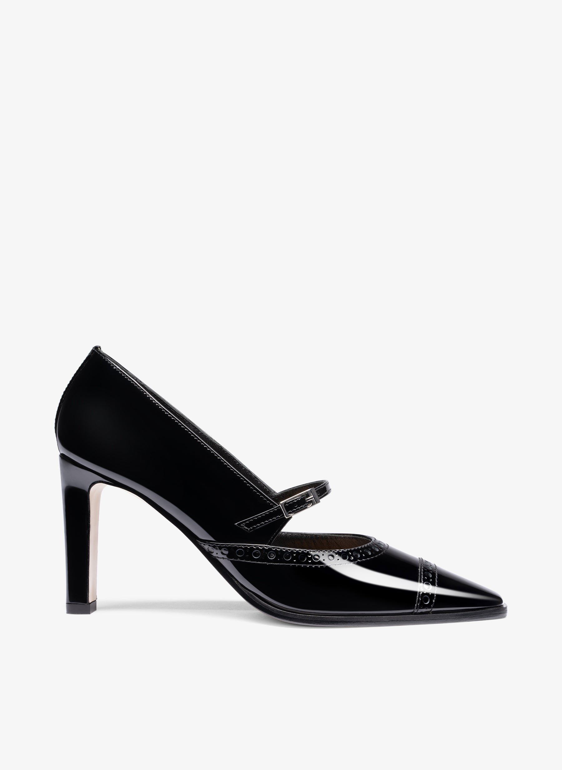 Black patent leather pumps PARALLELE PARIS Black