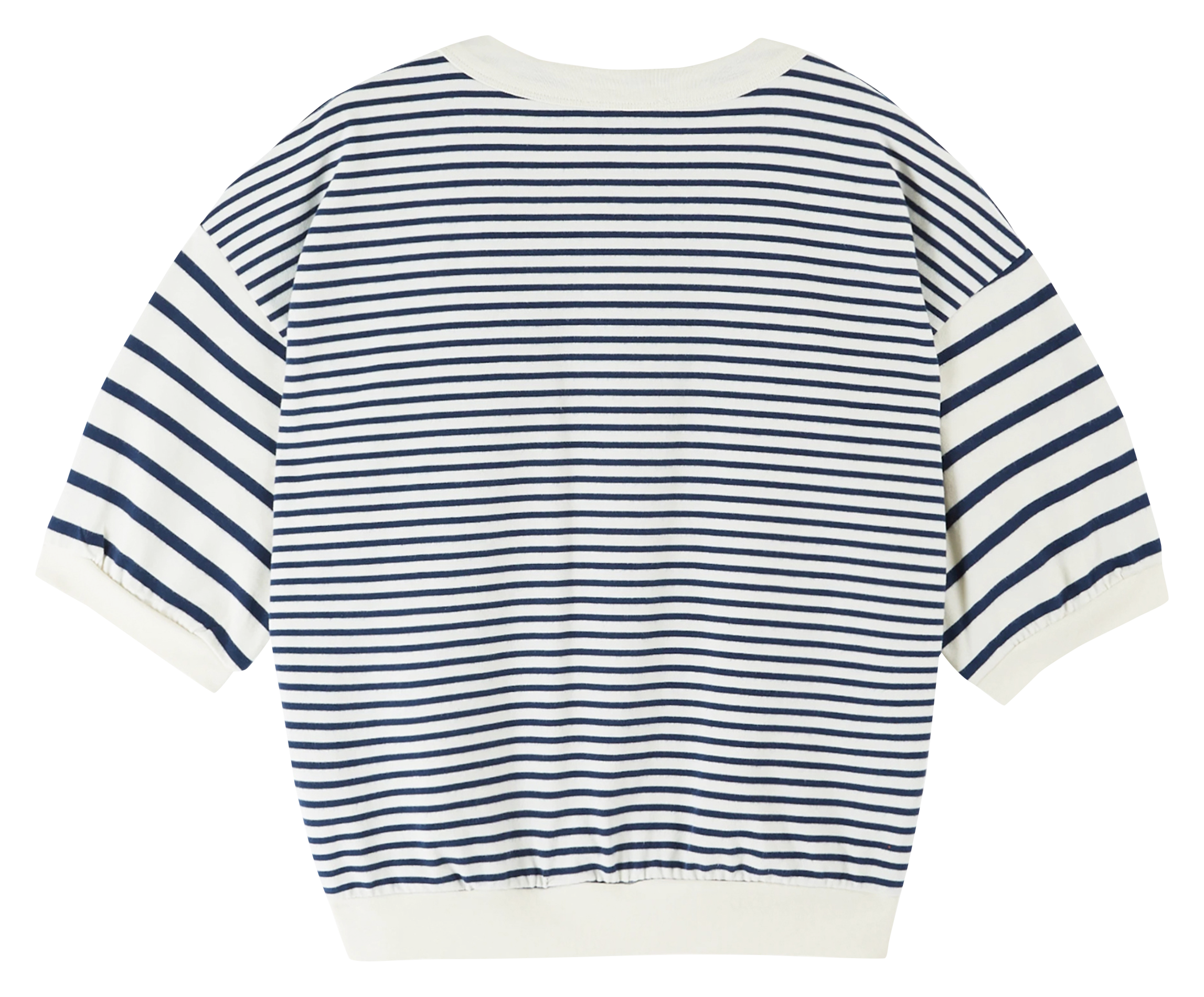 Organic cotton boat-neck sweatshirt EMILE ET IDA Blue