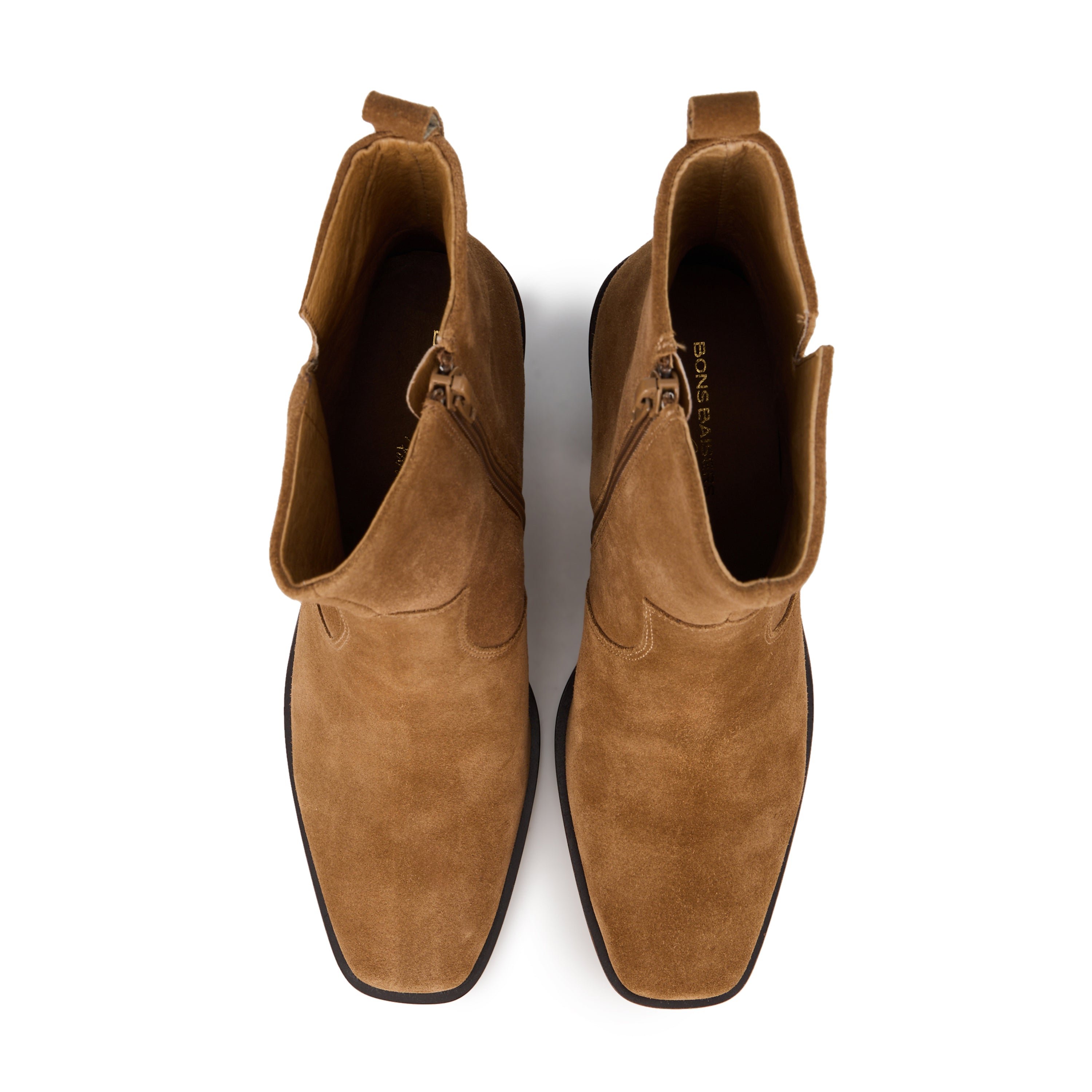 Nour suede leather BONS BAISERS PARIS Brown