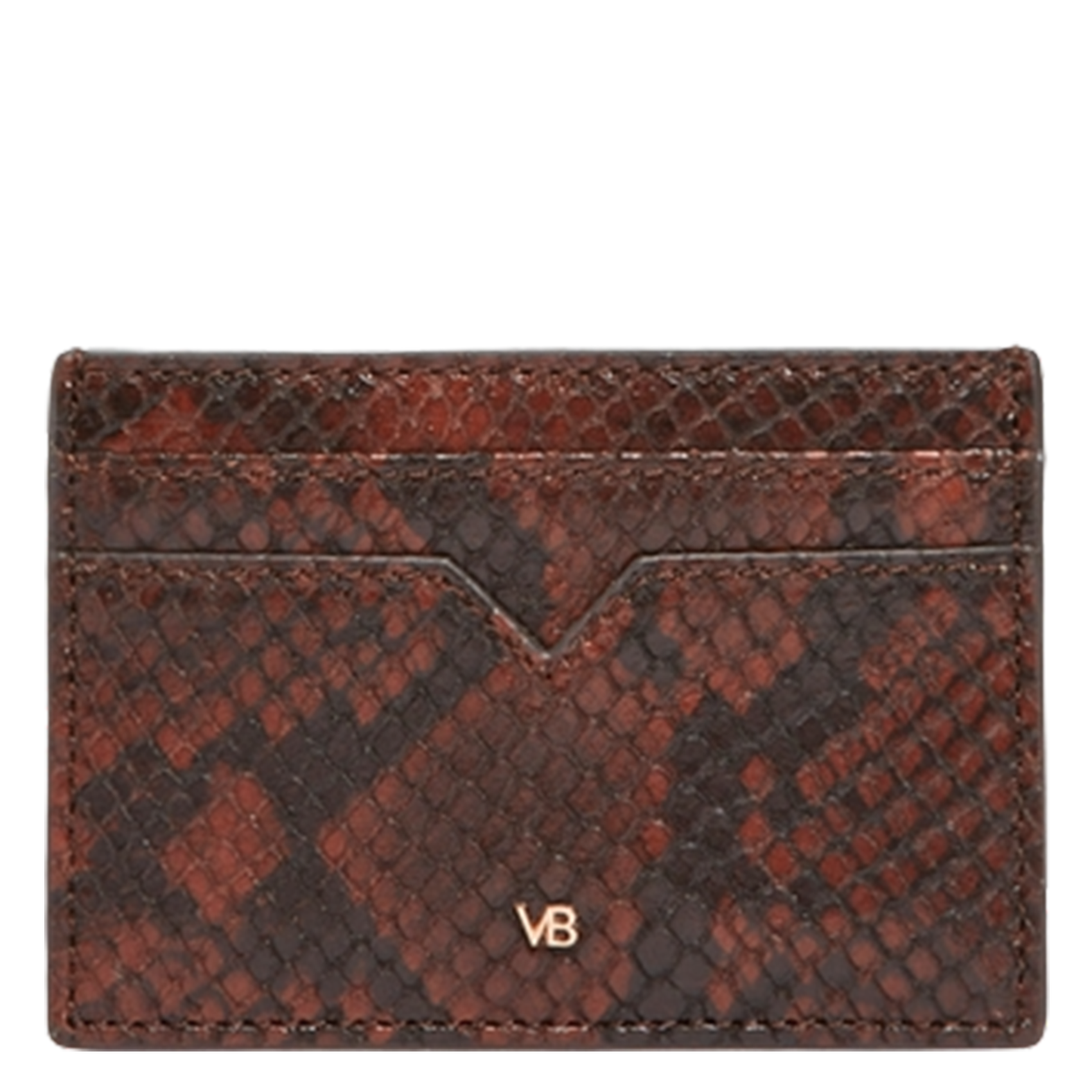 - 100% leer, - 6 kaarthoudersplitten, - 1 centrale zak, - Afmetingen: L10 x H7 cm. VANESSA BRUNO Bruin