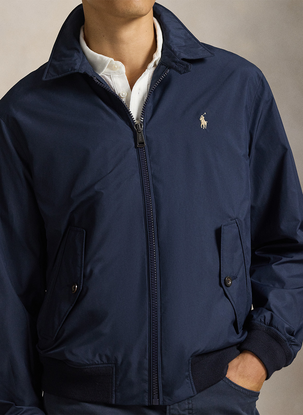 Veste droite col classique POLO RALPH LAUREN Bleu