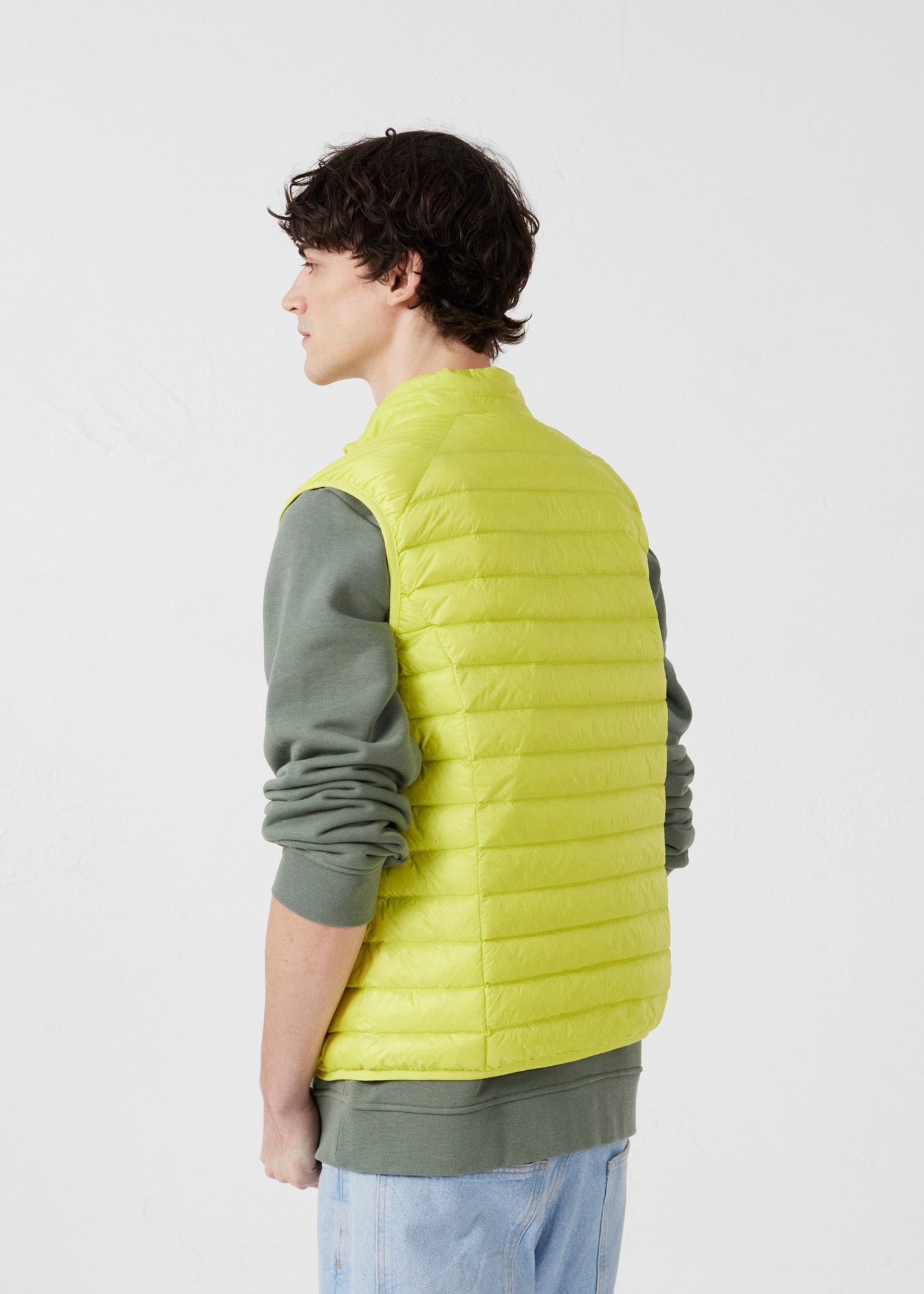 Sleeveless puffer jacket Tom JOTT Yellow
