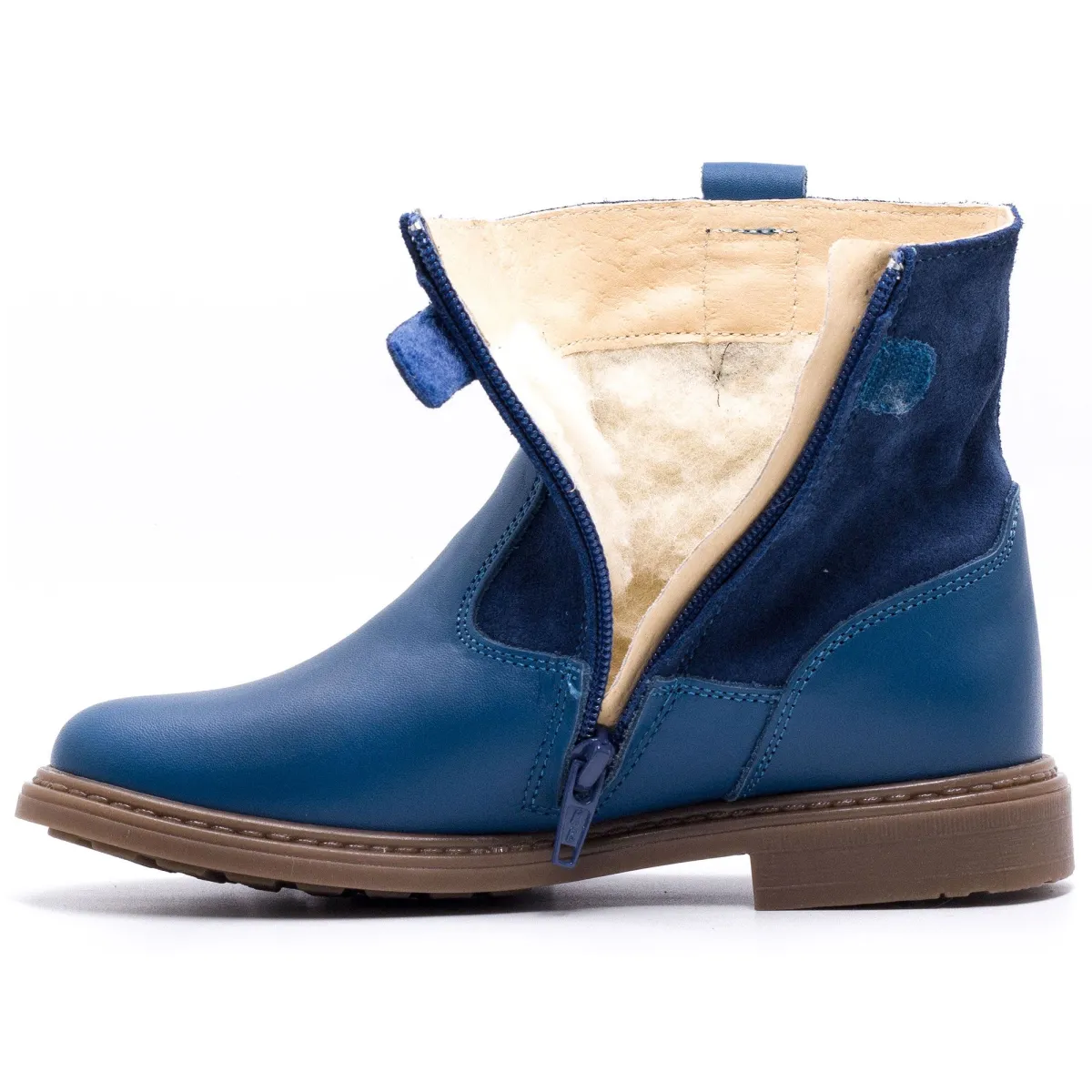 Boots fourrées fille Boni & Sidonie Bleu