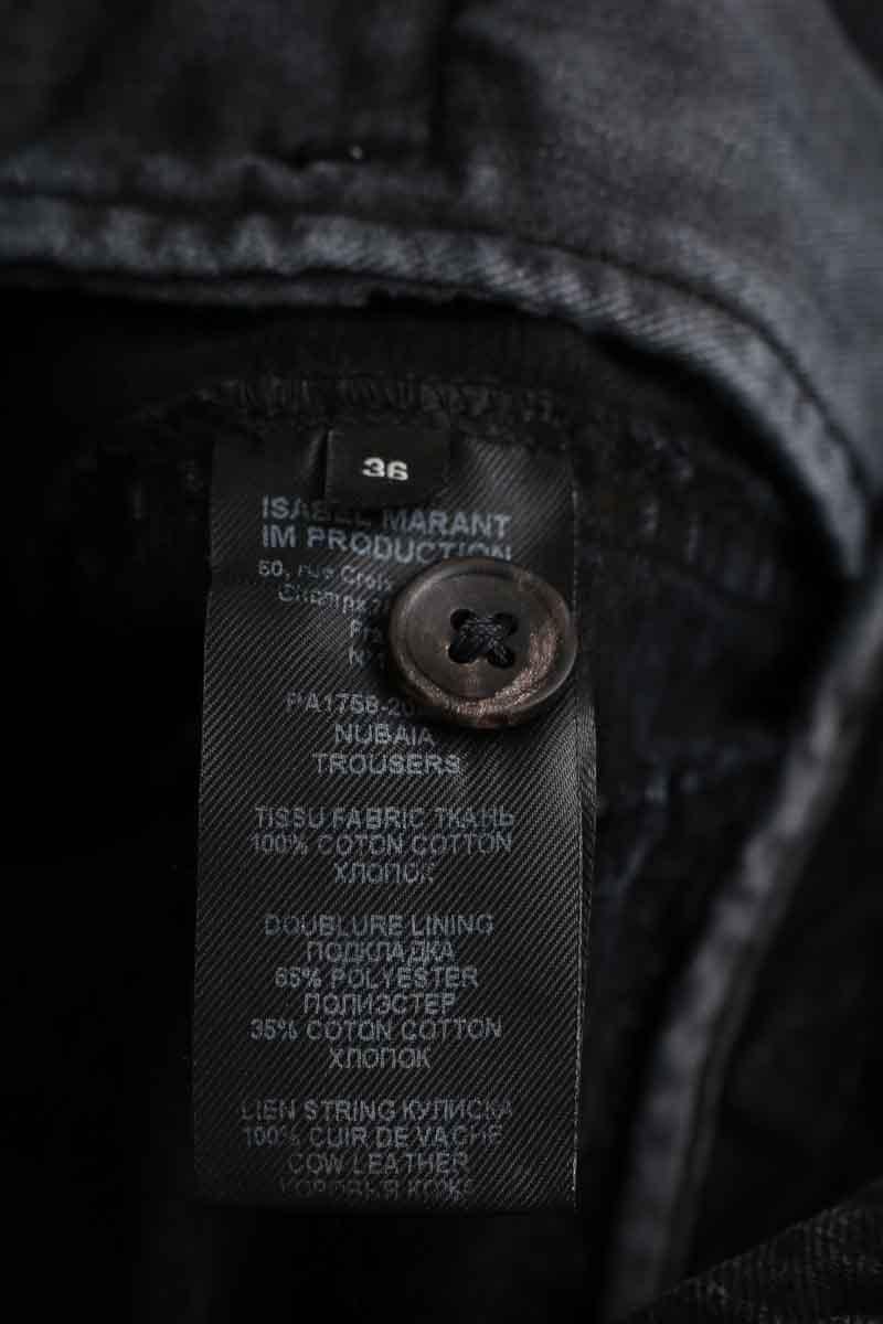 - Straight-leg jeans
- 5 pockets
- Straight cut
- Faded effect ISABEL MARANT - Seconde Main Black