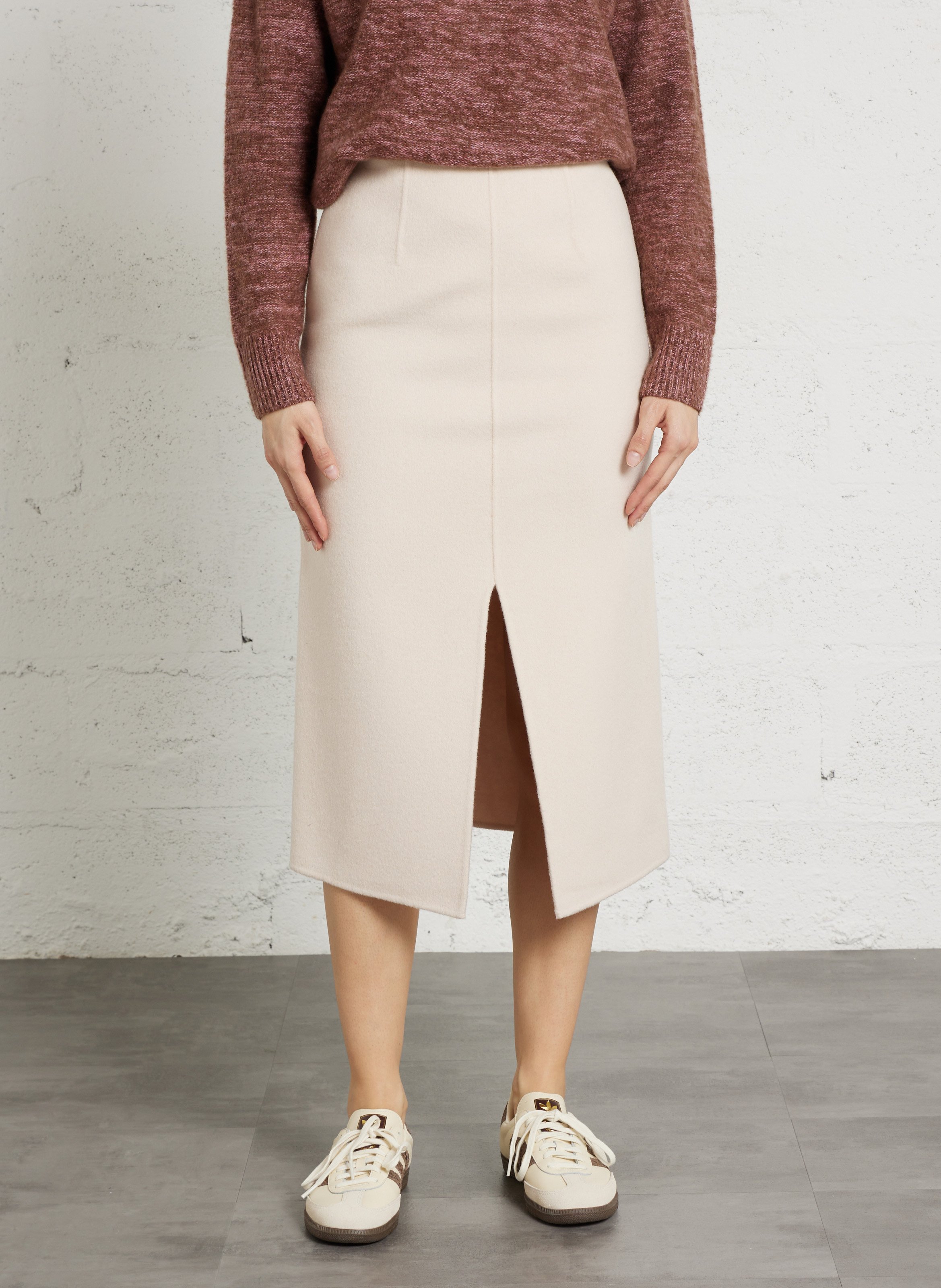 Wool midi skirt MAISON 123