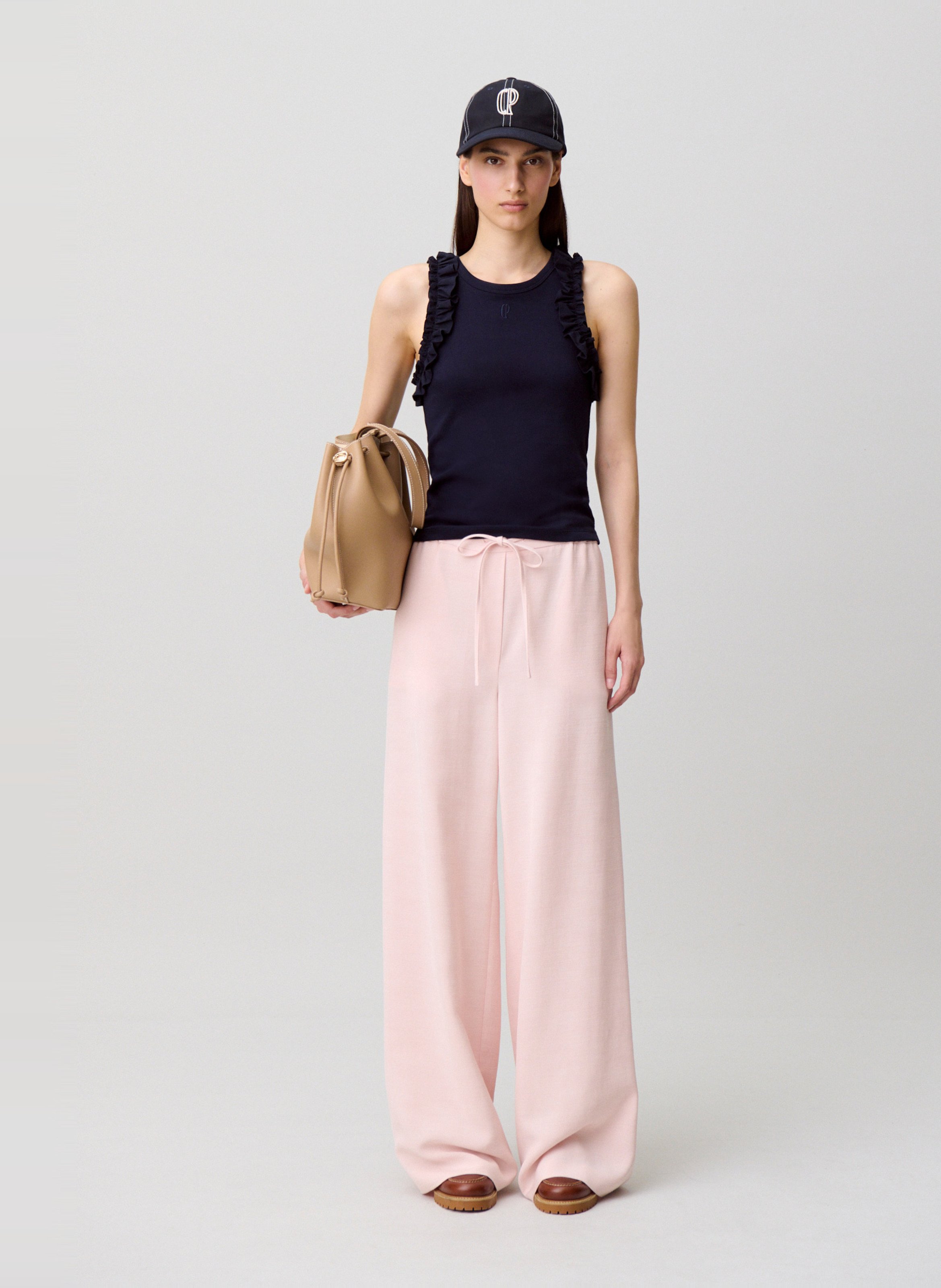 Pantalon large  CLAUDIE PIERLOT Rose