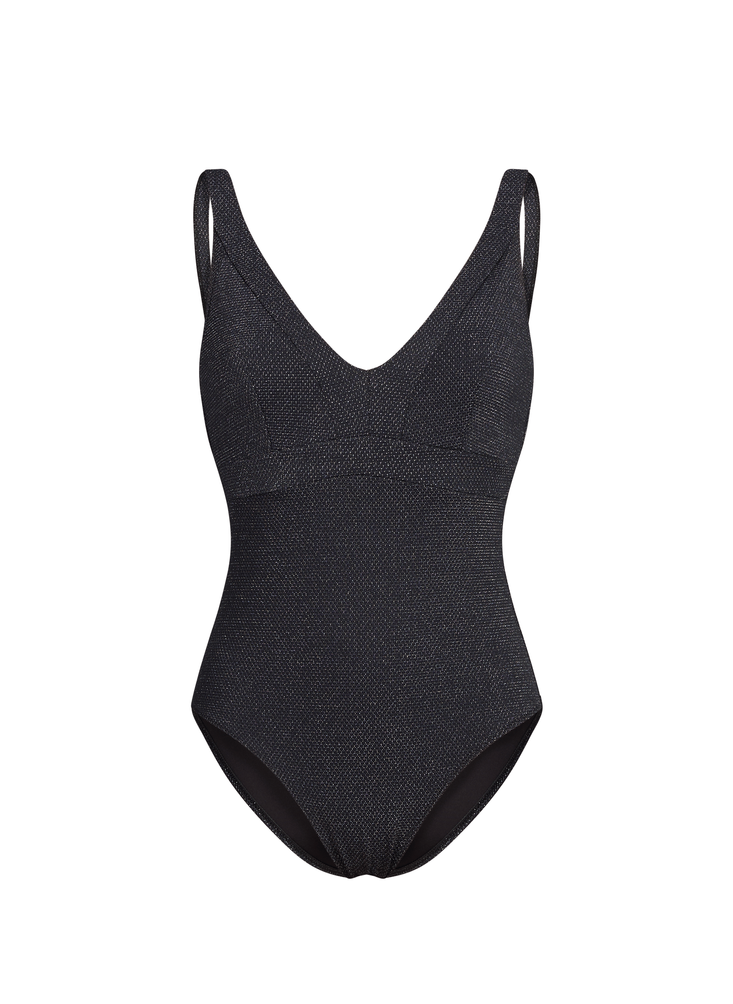 Braided-effect leather tote bag SAISON 1865 Black