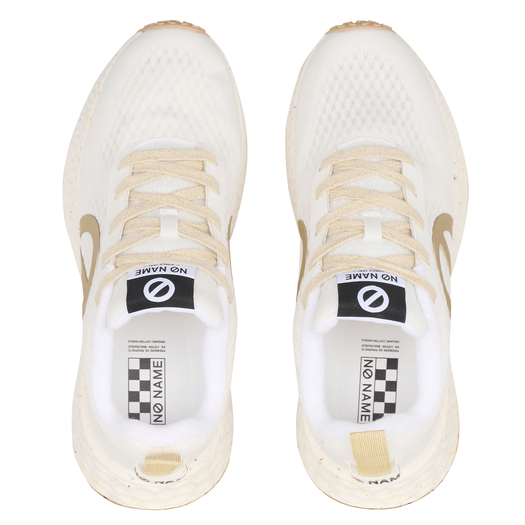 Baskets basses en fibres reyclées NO NAME Blanc