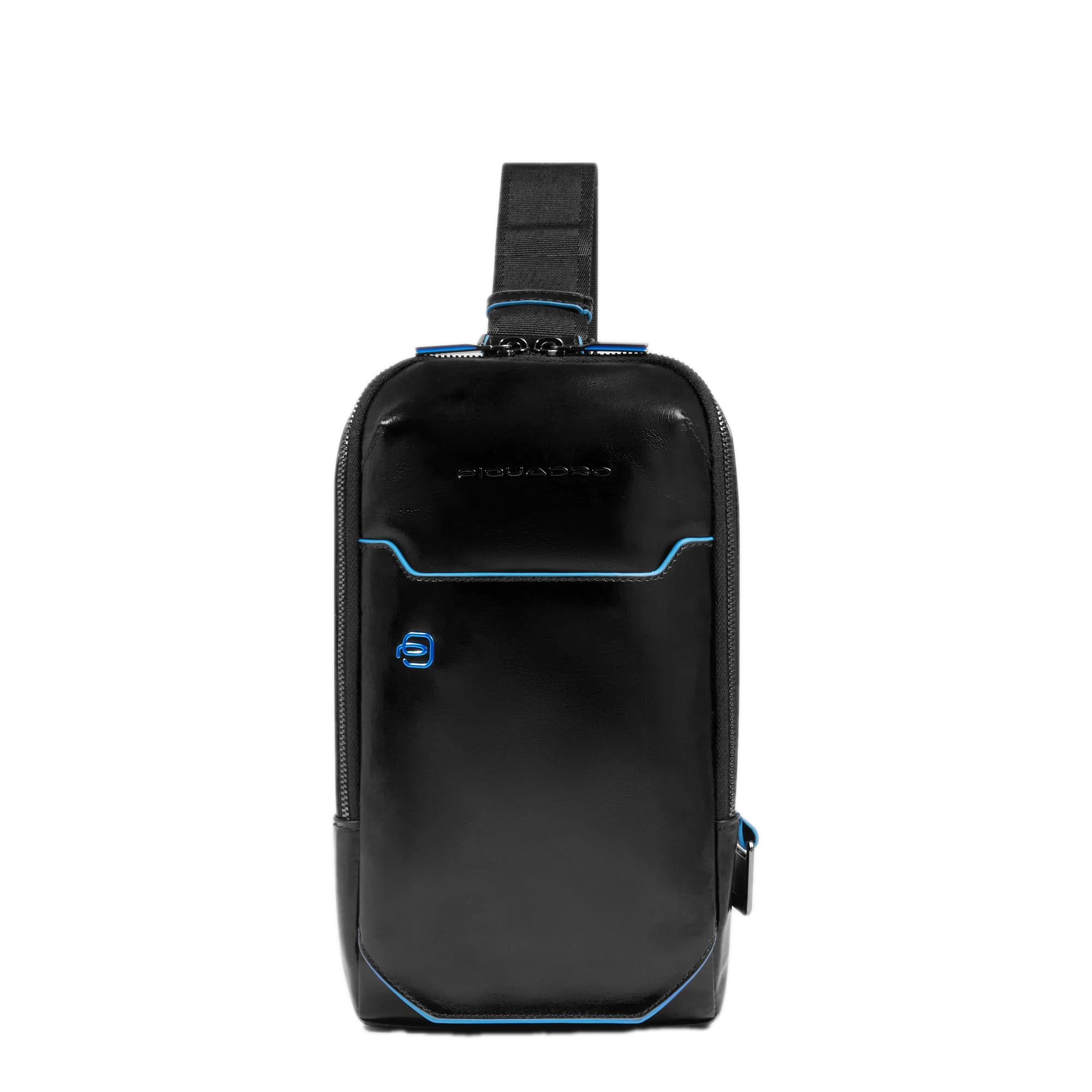 Customizable leather chest bag for iPad® mini PIQUADRO