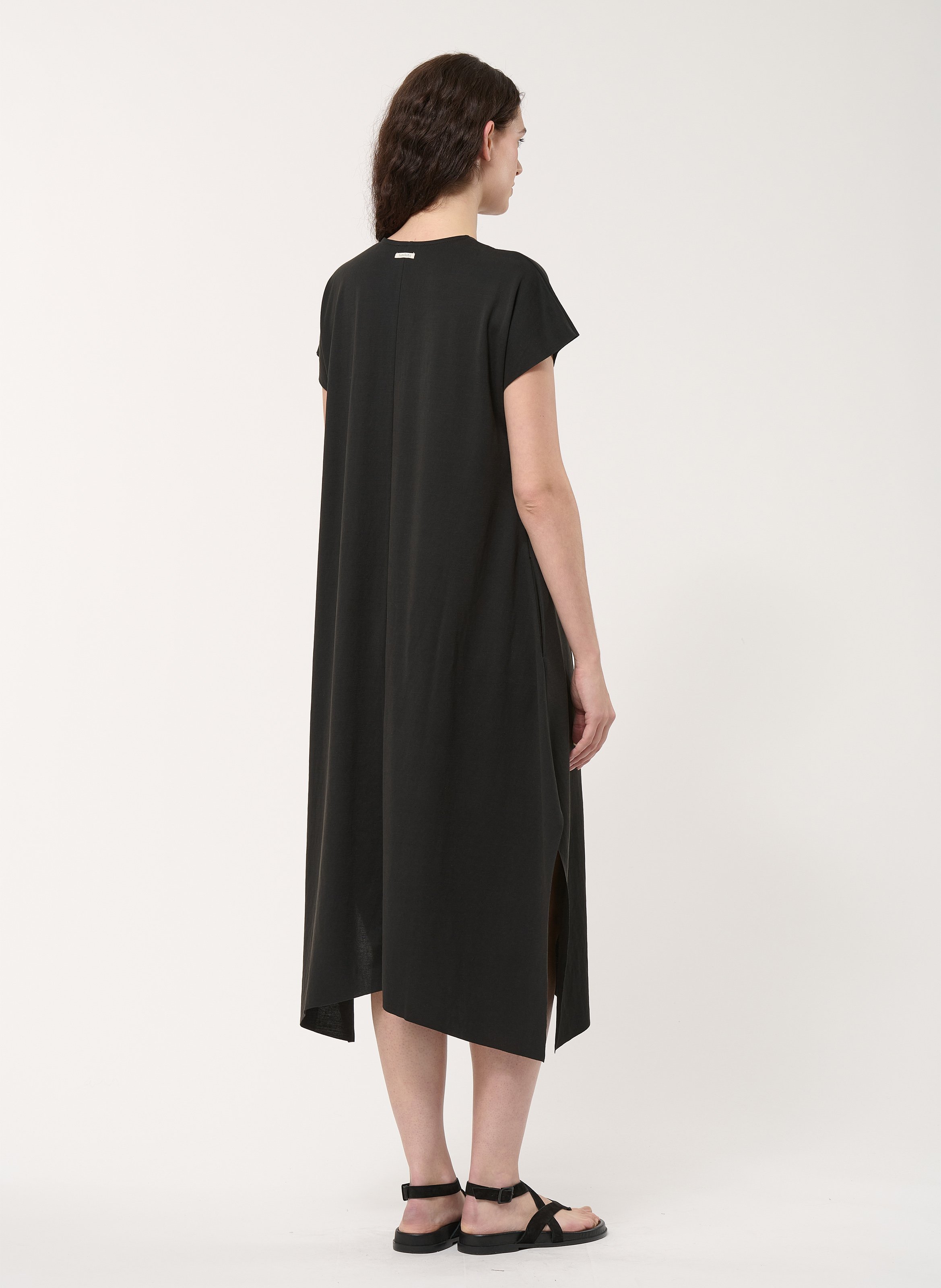 Robe midi col rond HUMILITY Noir