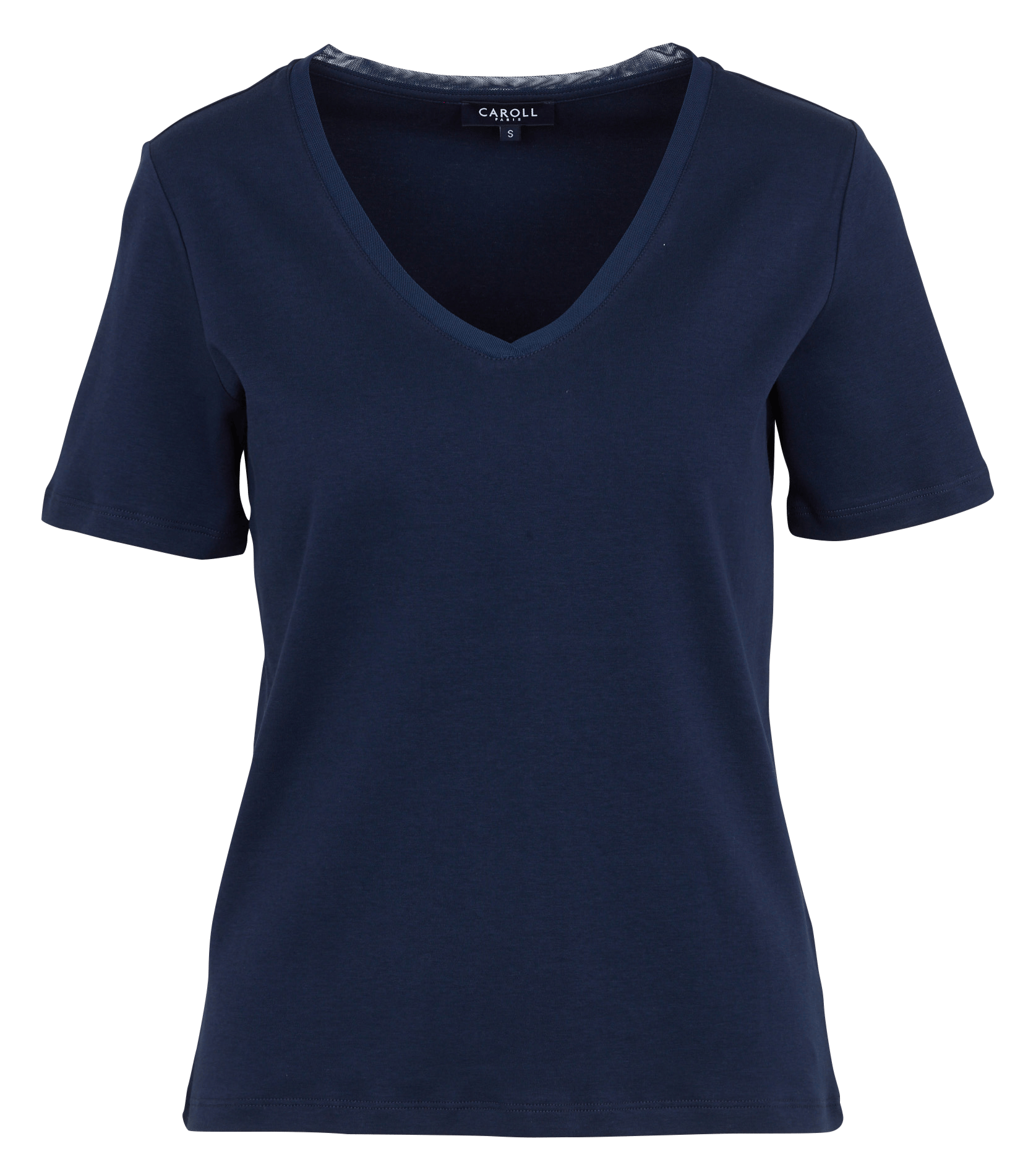 Fitted cotton T-shirt CAROLL