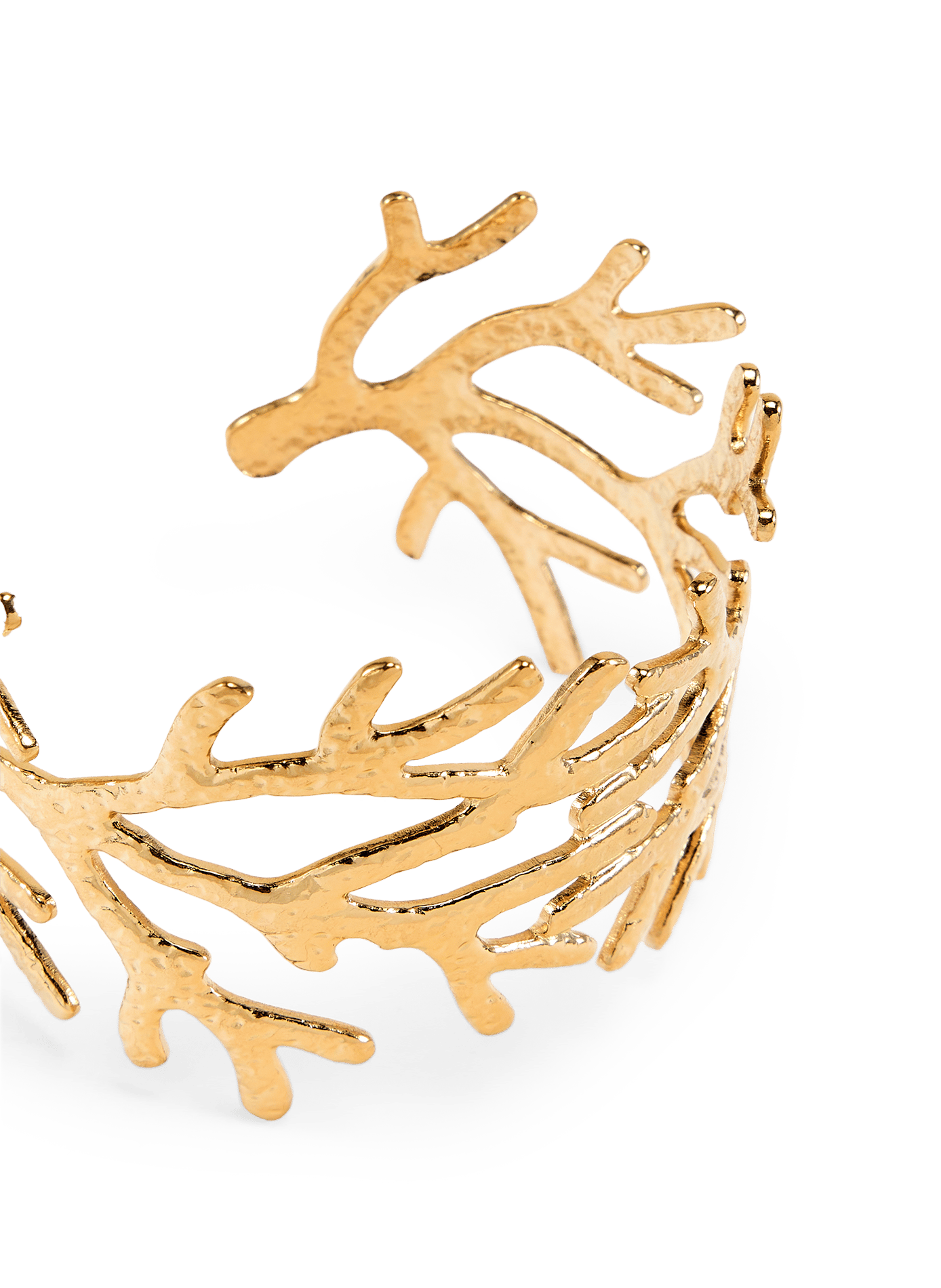 Cuff bracelet AU PRINTEMPS PARIS Golden