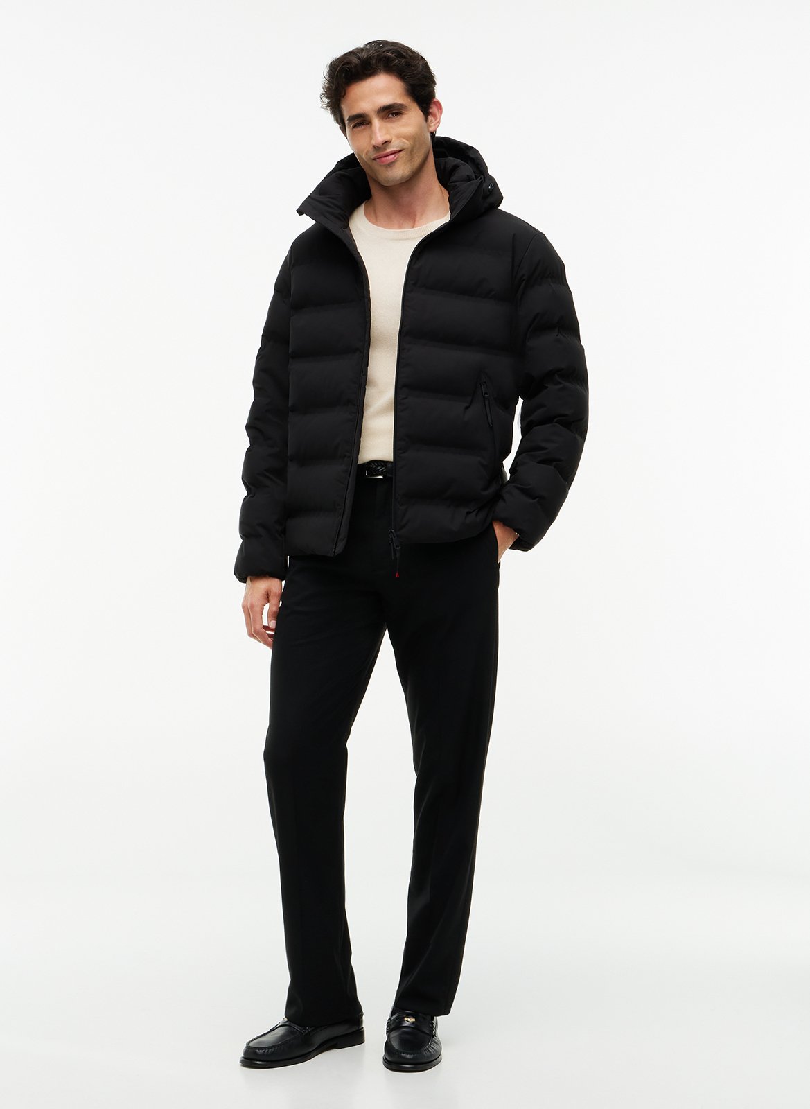 Doudoune col montant TOMMY HILFIGER Noir