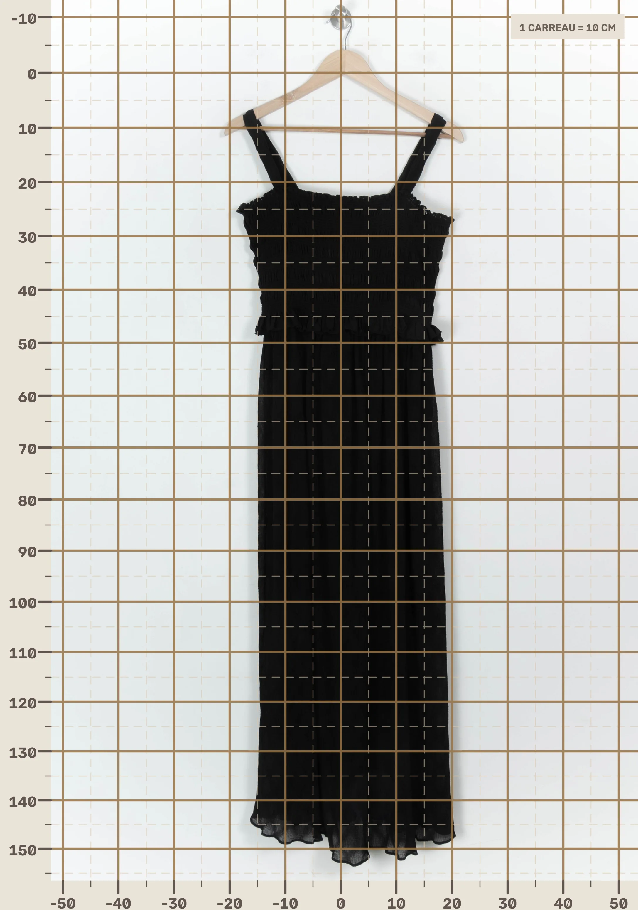 Long dress COMPTOIR DES COTONNIERS - Seconde main Black