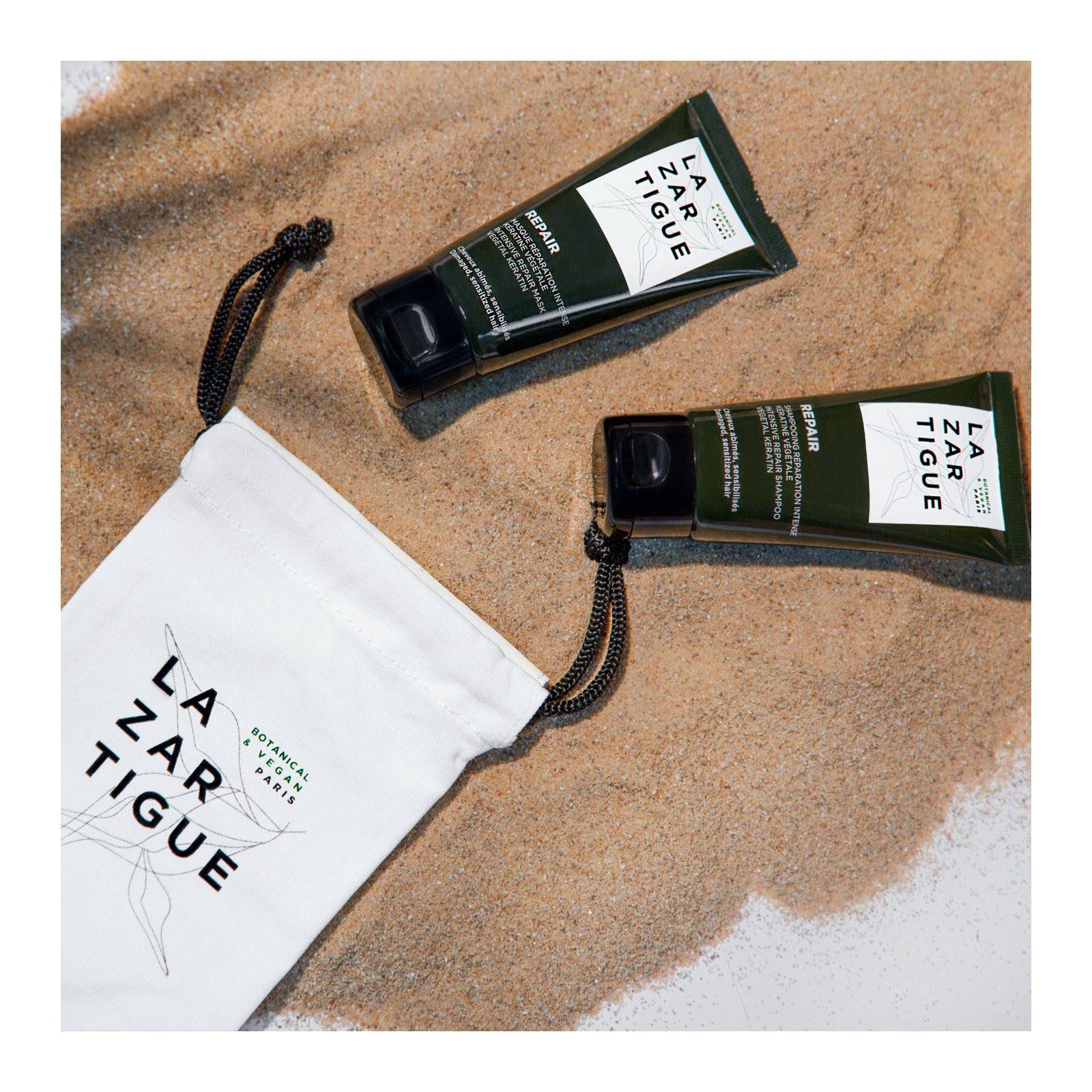 TRIAL SIZE REPAIR SHAMPOO - 50 ML LAZARTIGUE No color