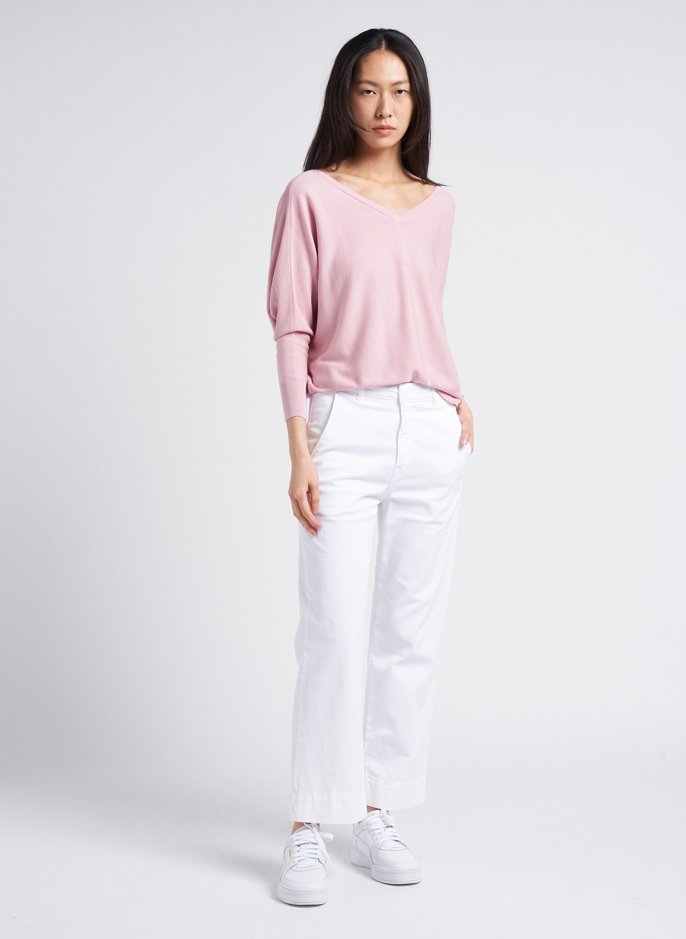 7/8-Taillenhose aus Baumwolle ACQUAVERDE Weiss