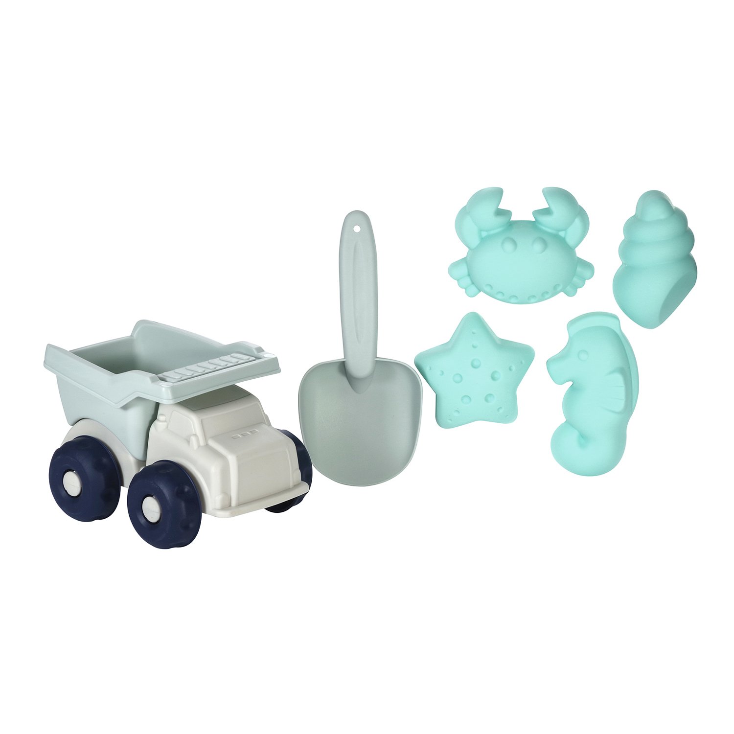 Theo 6-piece baby beach toy set KINDSGUT Blue