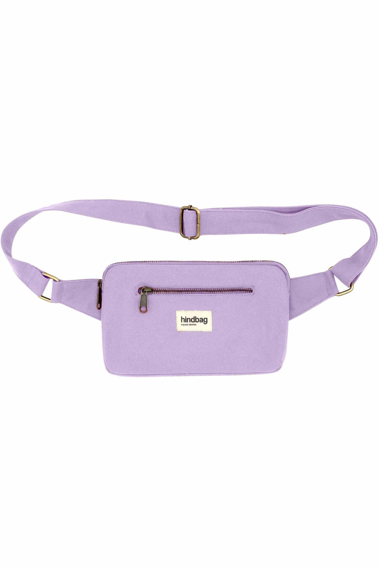 Cotton waist bag HARRY Lilas