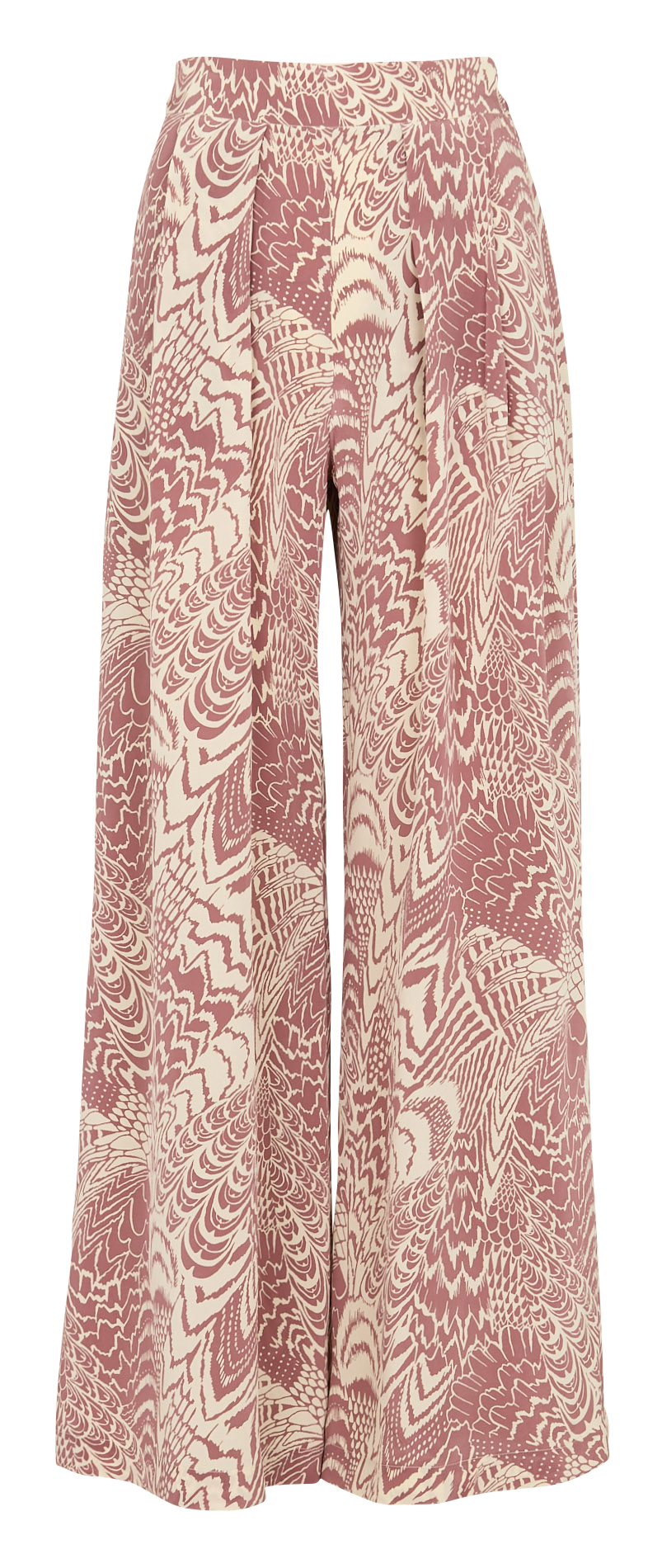 Pantalon large imprimé en soie MOMONI Multicolore