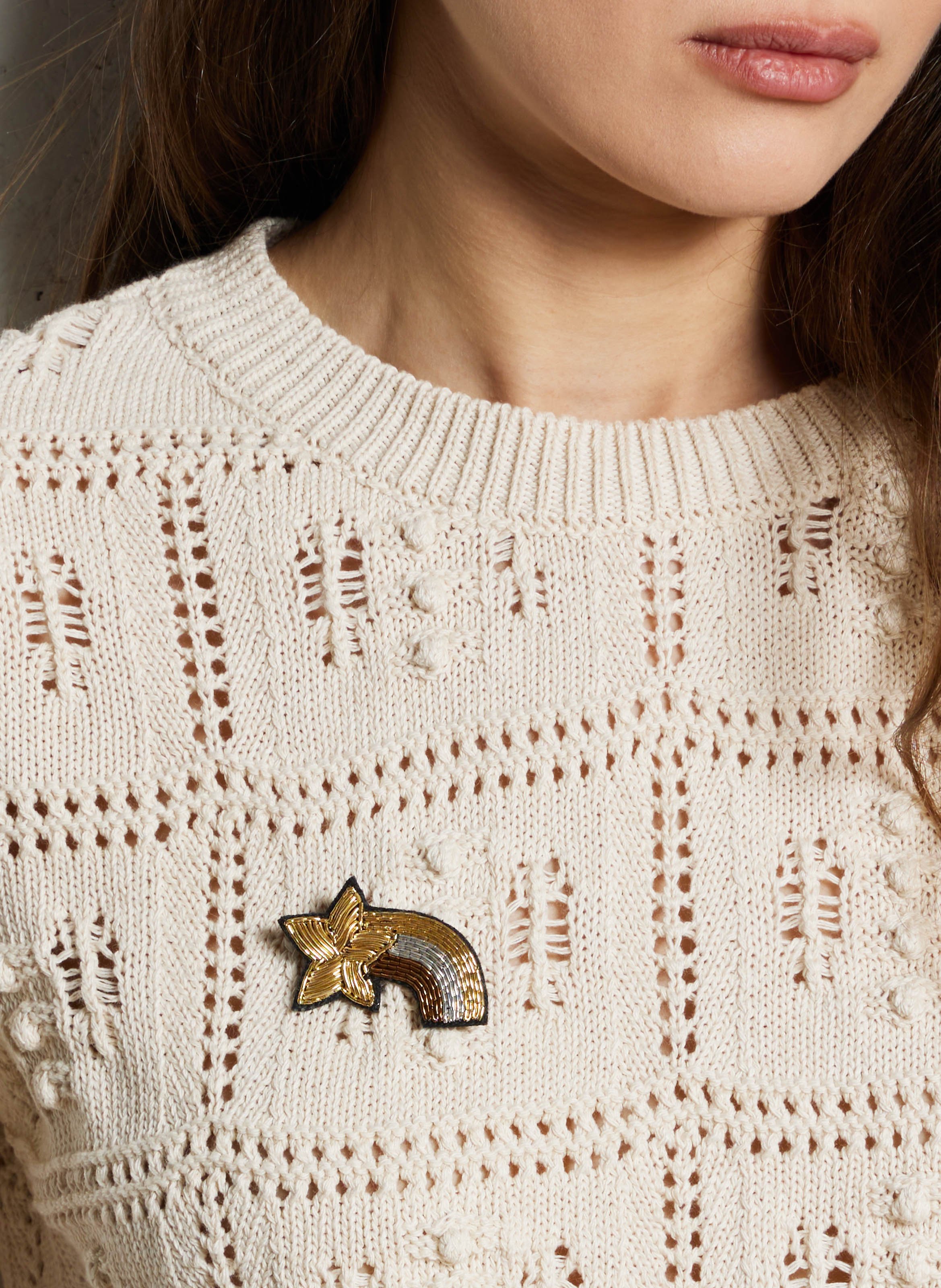 Shooting star pin I CODE Golden