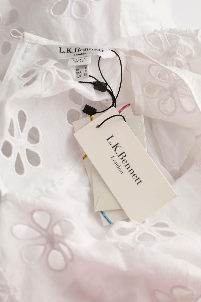 Cotton dress LK BENNETT - Seconde Main White