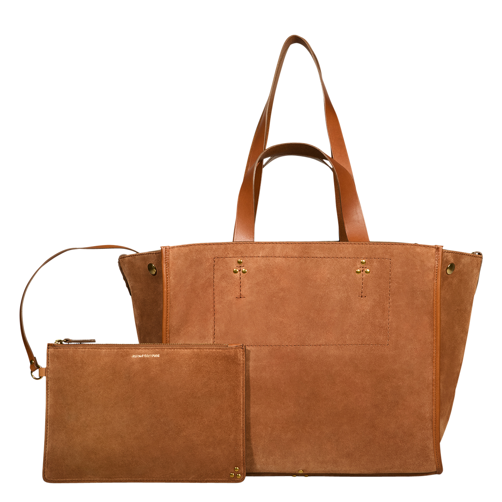 Suede tote bag JEROME DREYFUSS
