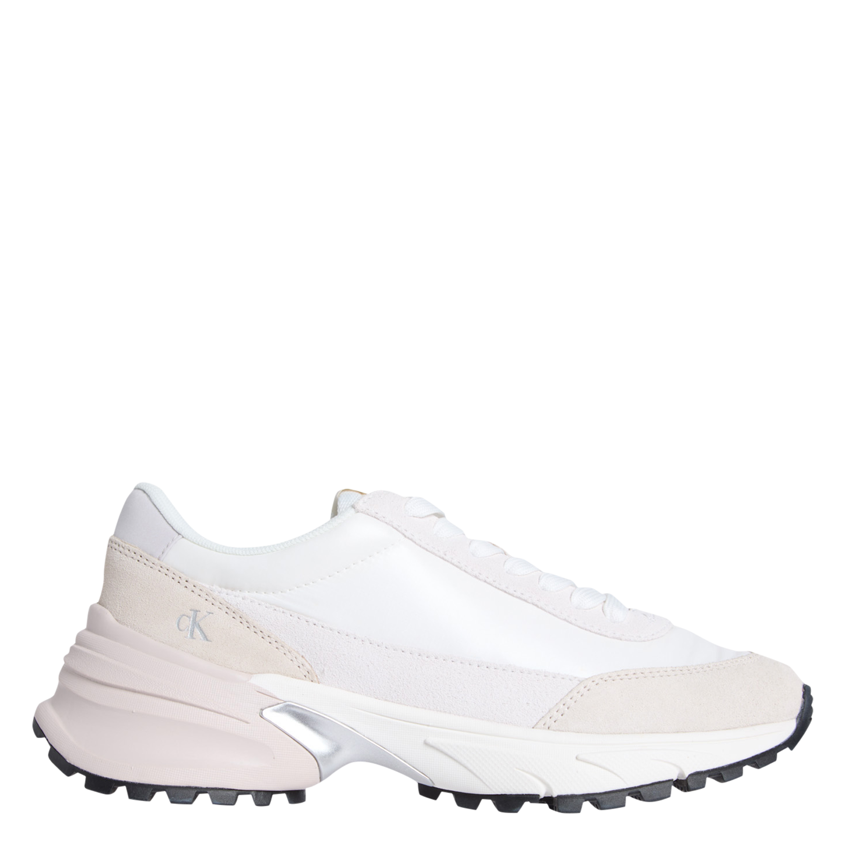 Baskets basses en cuir CALVIN KLEIN Blanc