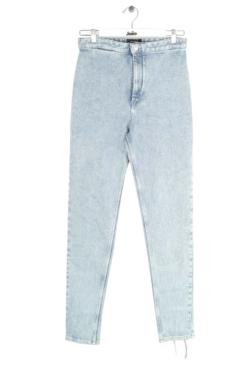 Cotton skinny jeans ISABEL MARANT - Seconde Main Blue