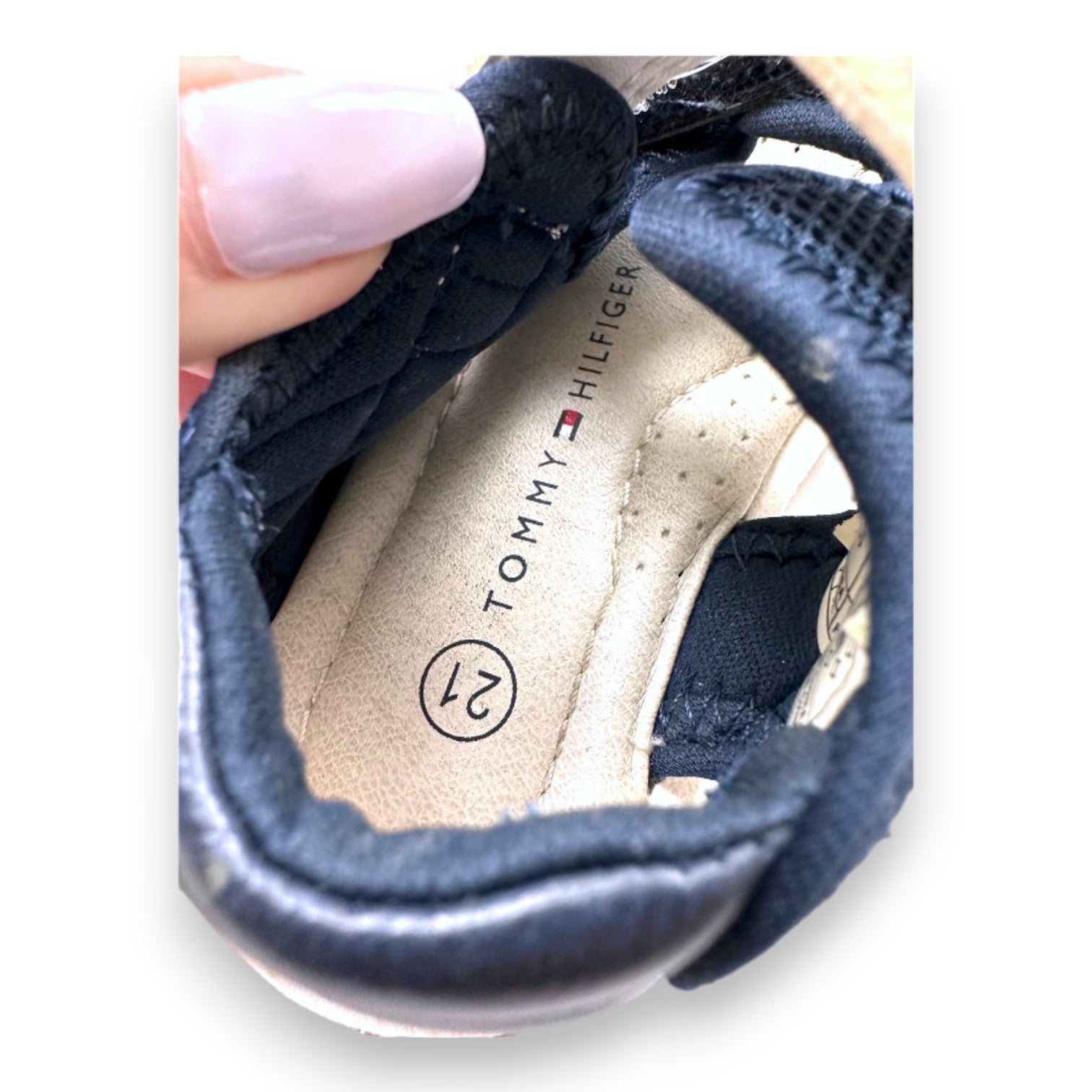 Blue baby sandals - size 21 TOMMY HILFIGER - SECONDE MAIN Blue