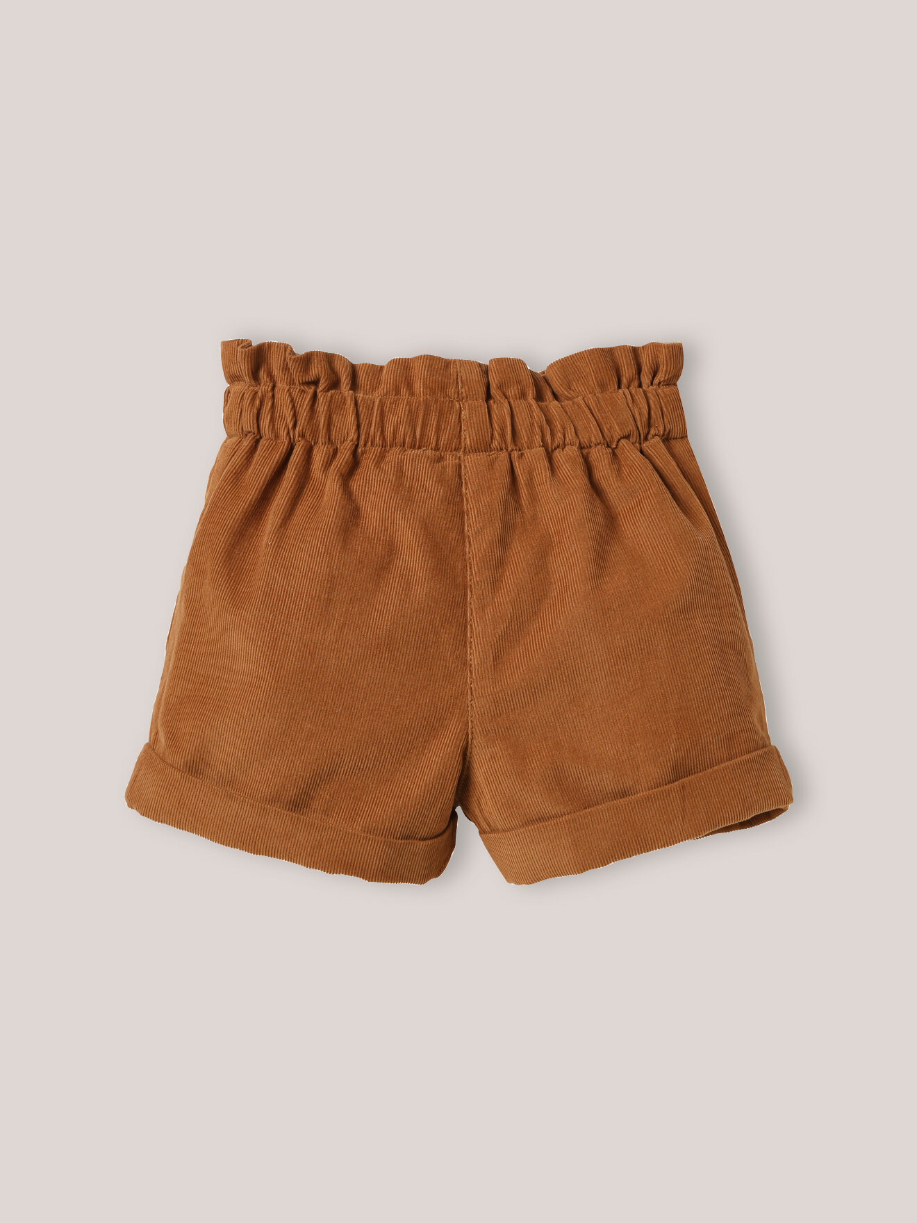 Ridge velvet shorts CYRILLUS Brown