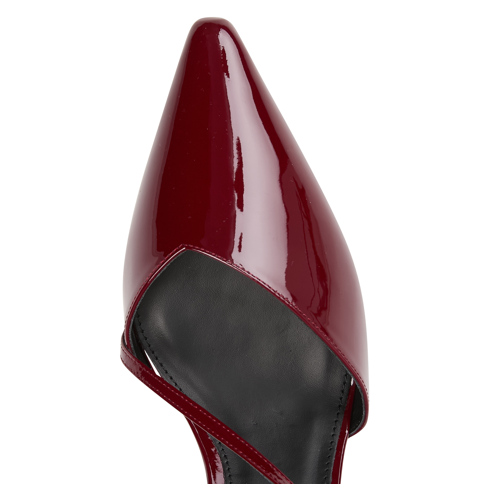 Escarpins en cuir vernis BA&SH Prune