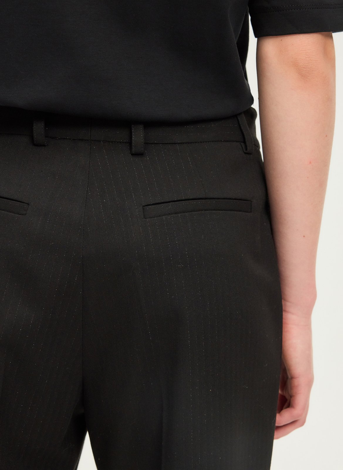 Carrot trousers PABLO Black