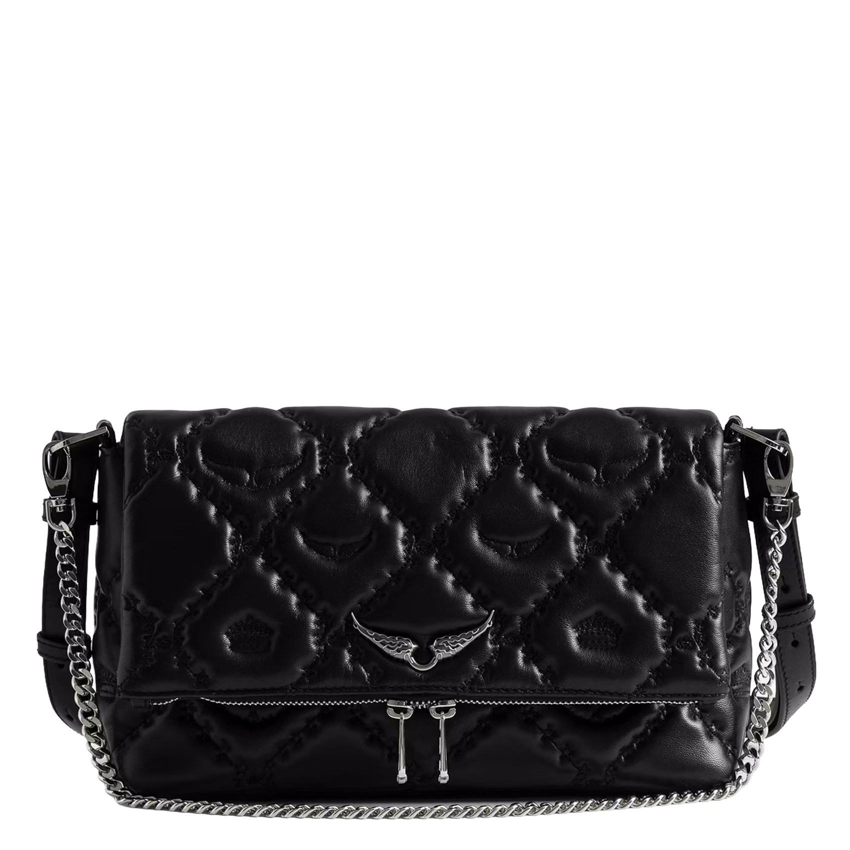 Leren clutch ZADIG&VOLTAIRE Zwart