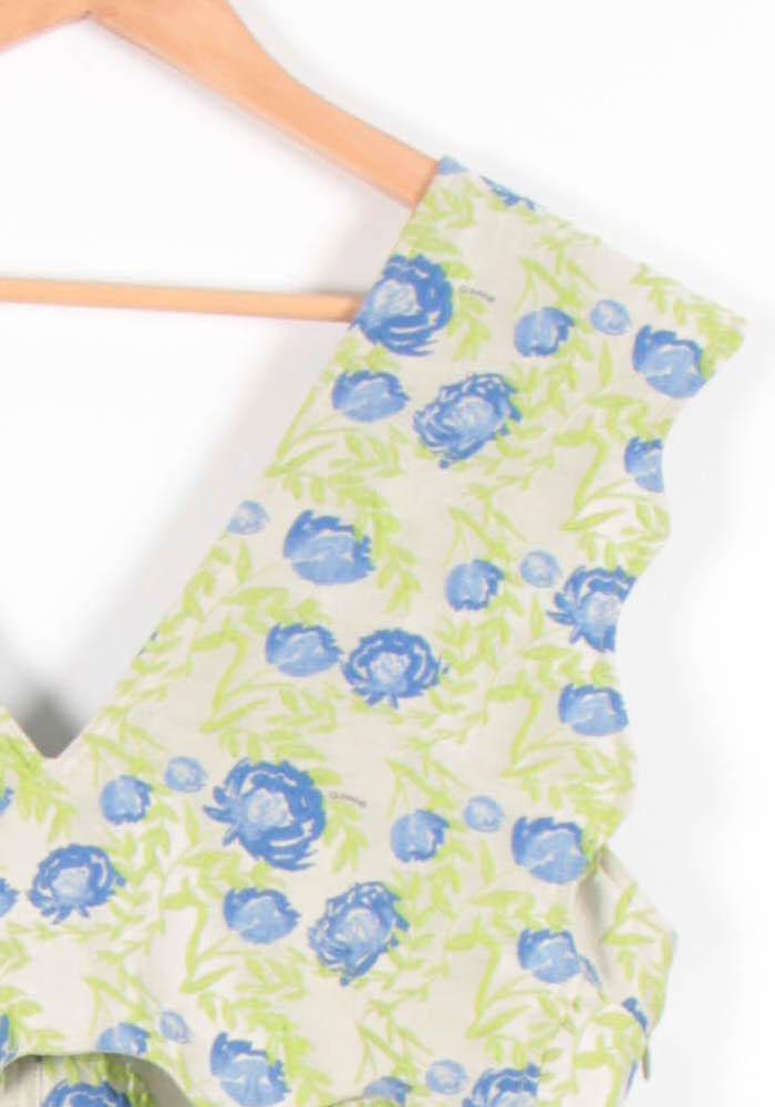 Long dress GANNI - Seconde Main Multicolored