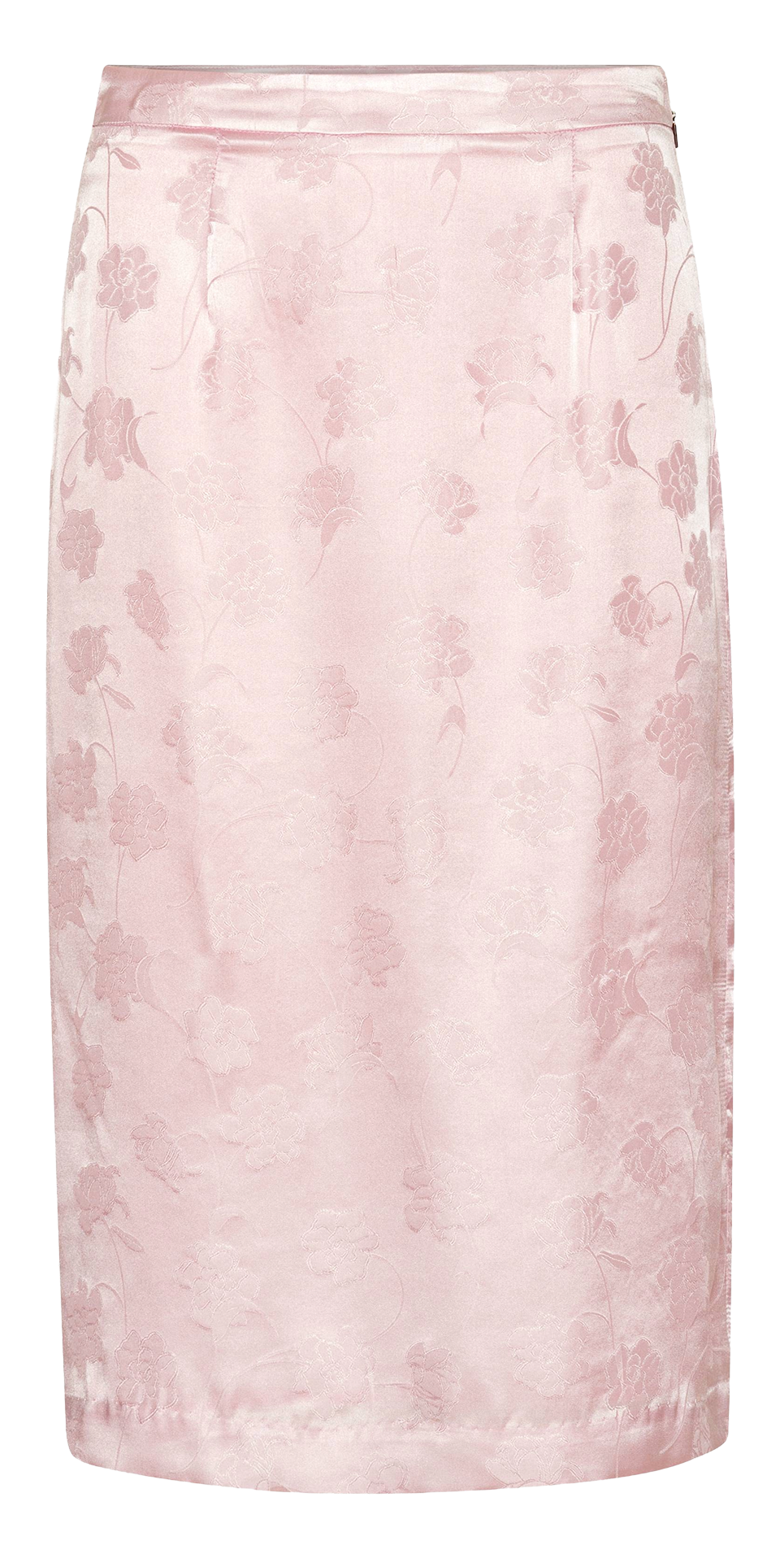 Jupe droite taille haute jacquard ROTATE Violet