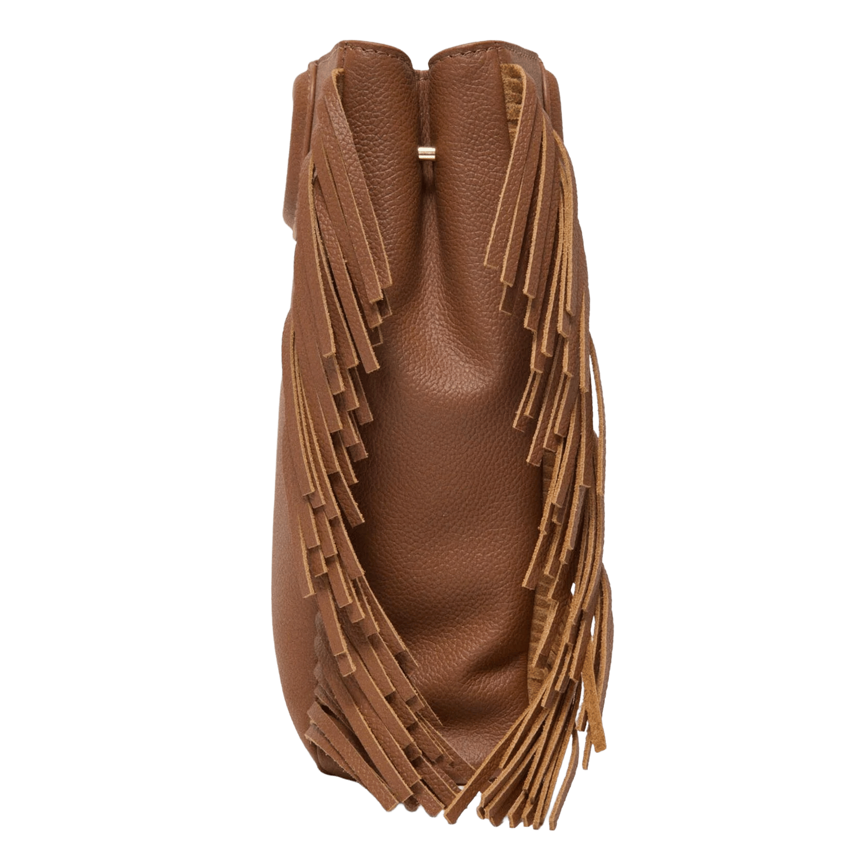 Leren clutch MAJE Bruin