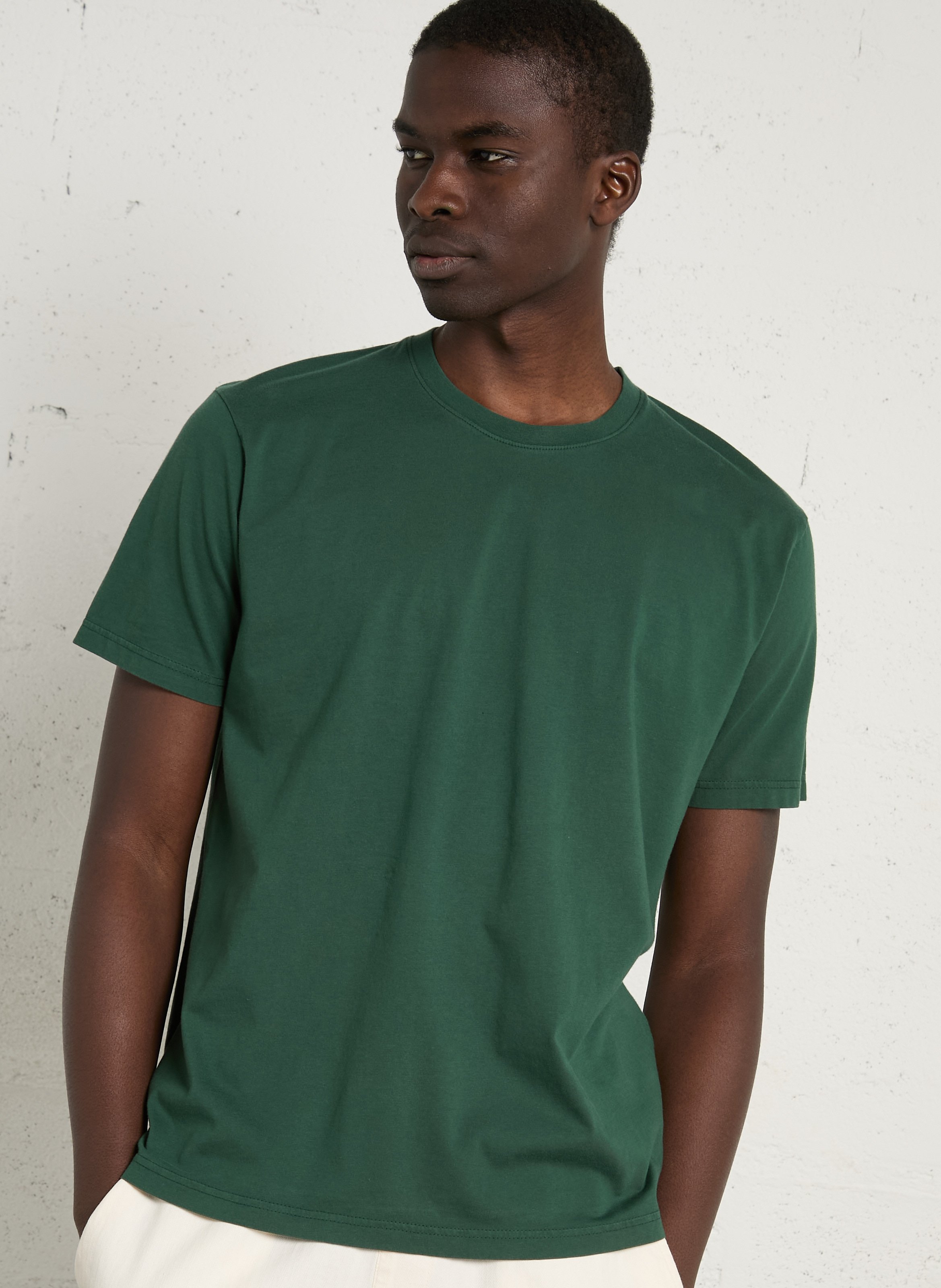 T-shirt col rond en coton biologique COLORFUL STANDARD