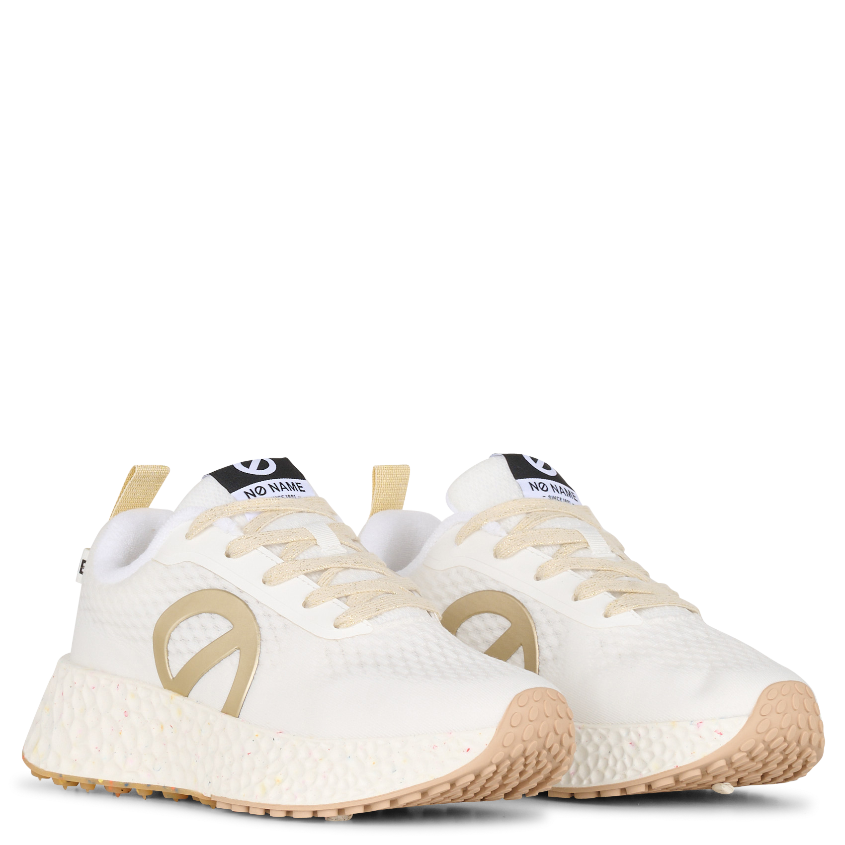 Baskets basses en fibres reyclées NO NAME Blanc