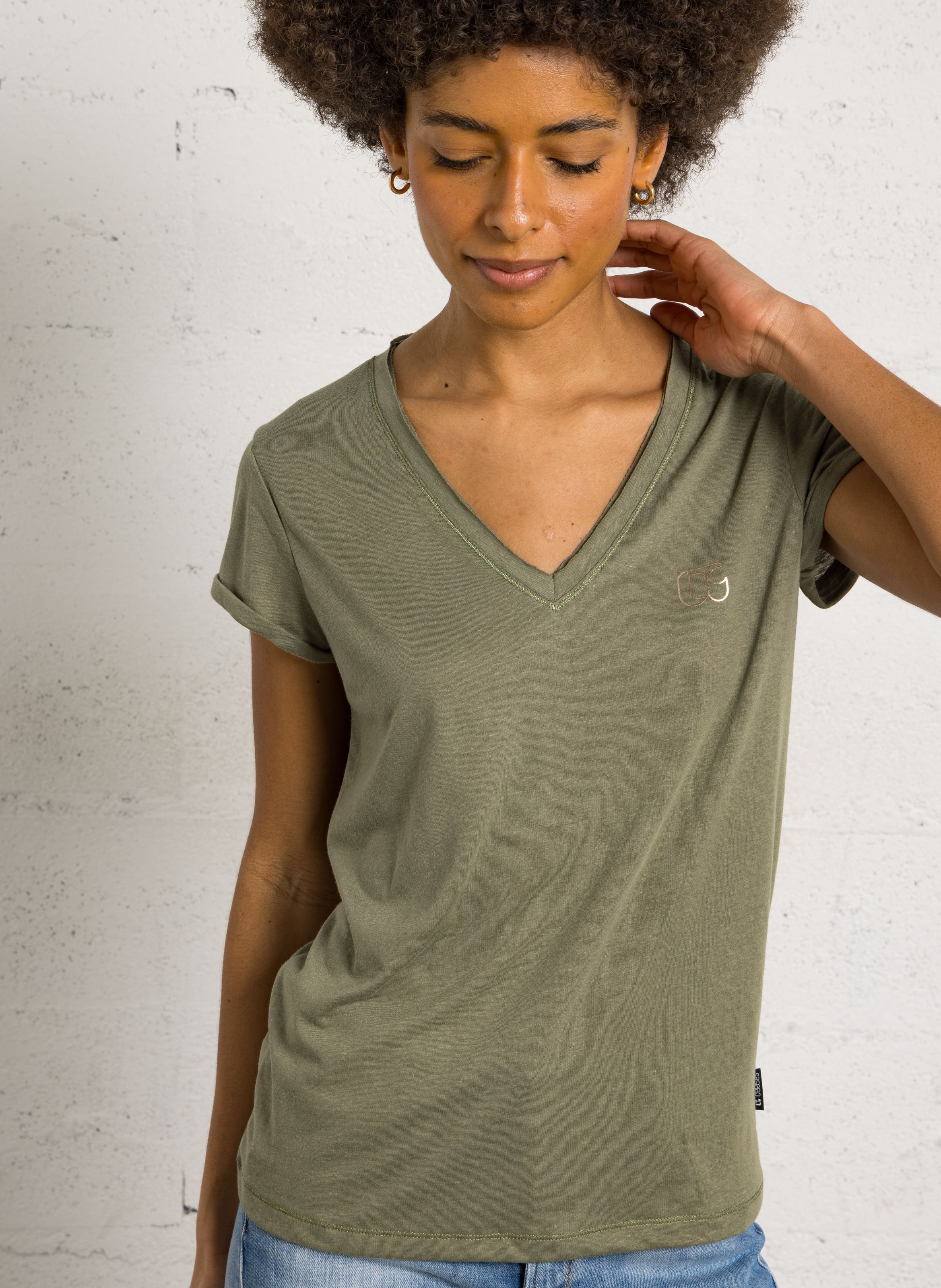 T-shirt LE TEMPS DES CERISES Groen