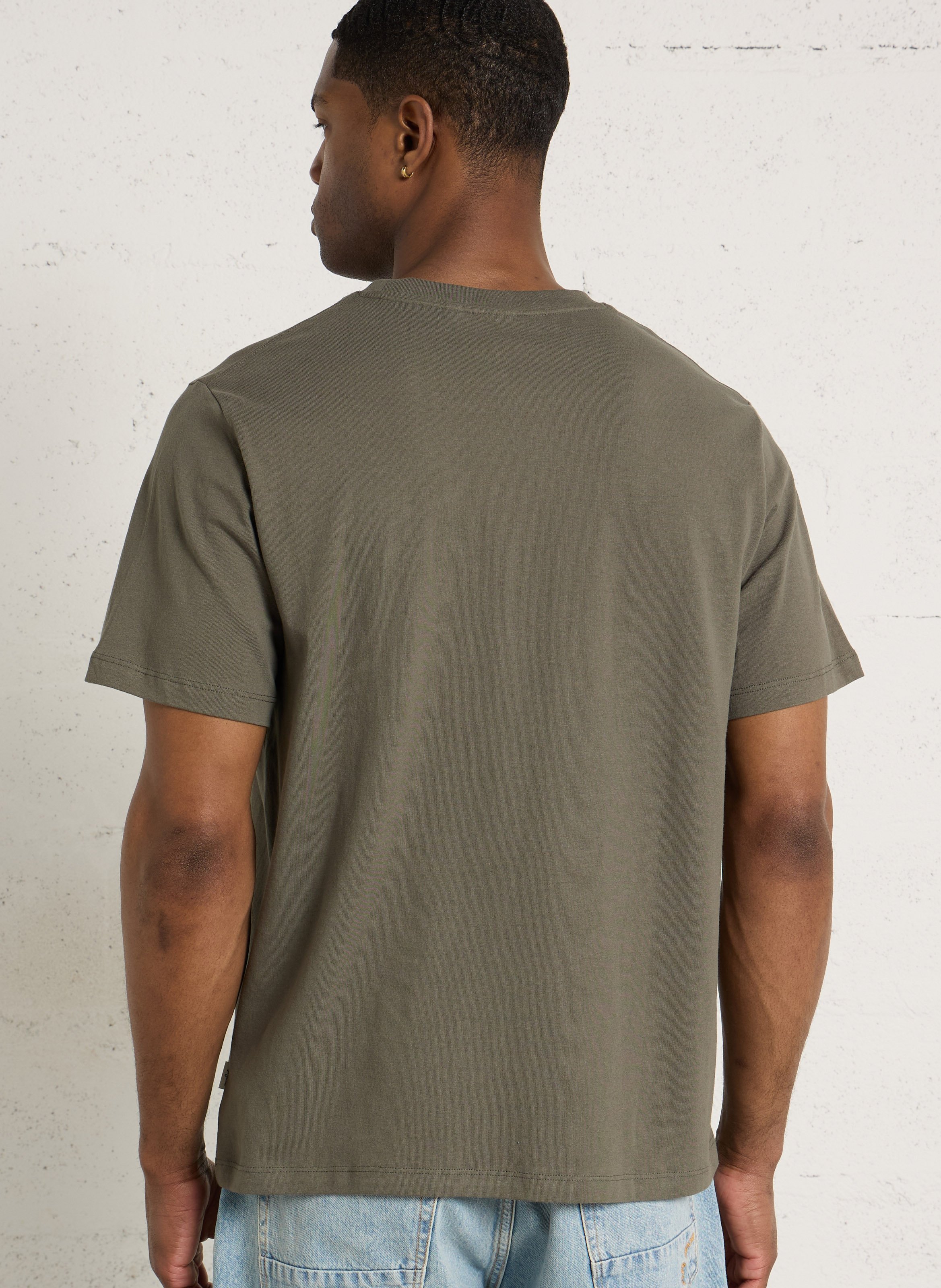 Tee-shirt en coton col rond PEPE JEANS Vert