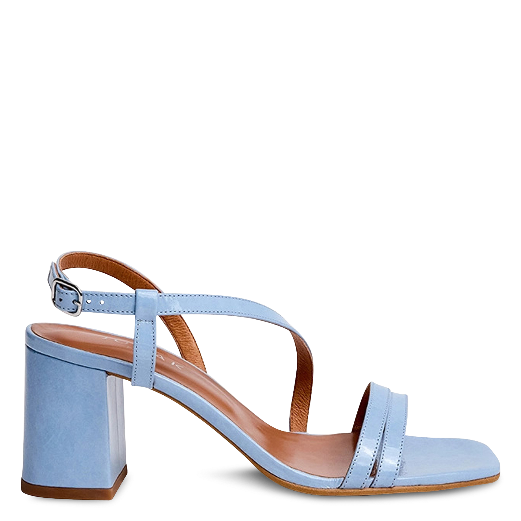 Sandales hautes en cuir JONAK Bleu