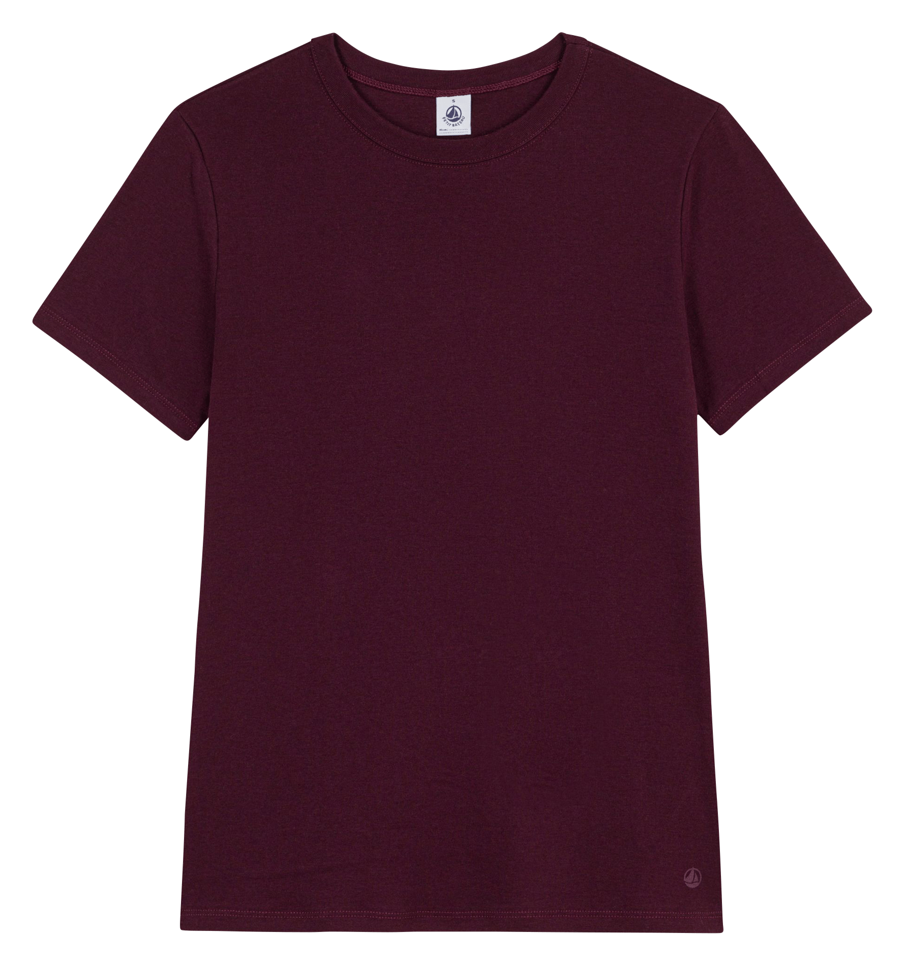 Katoenen T-shirt met ronde hals PETIT BATEAU