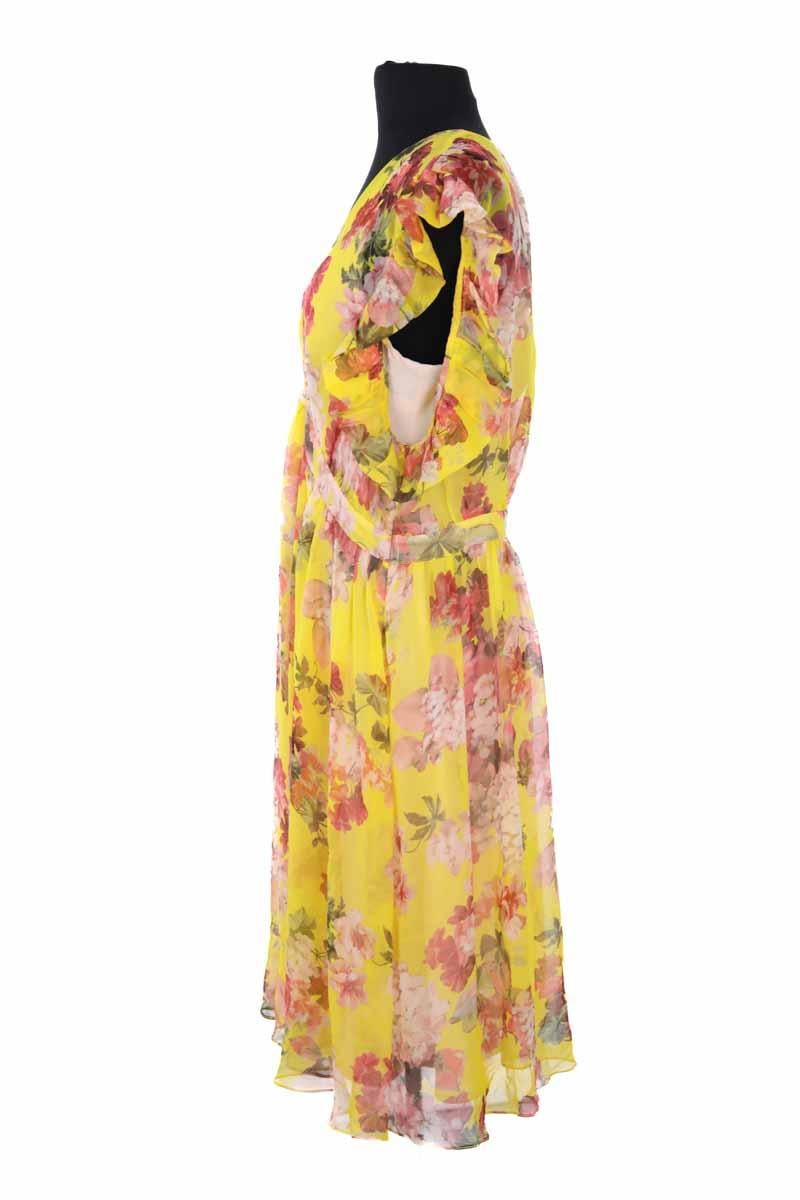 Dress TARA JARMON - Seconde Main Yellow