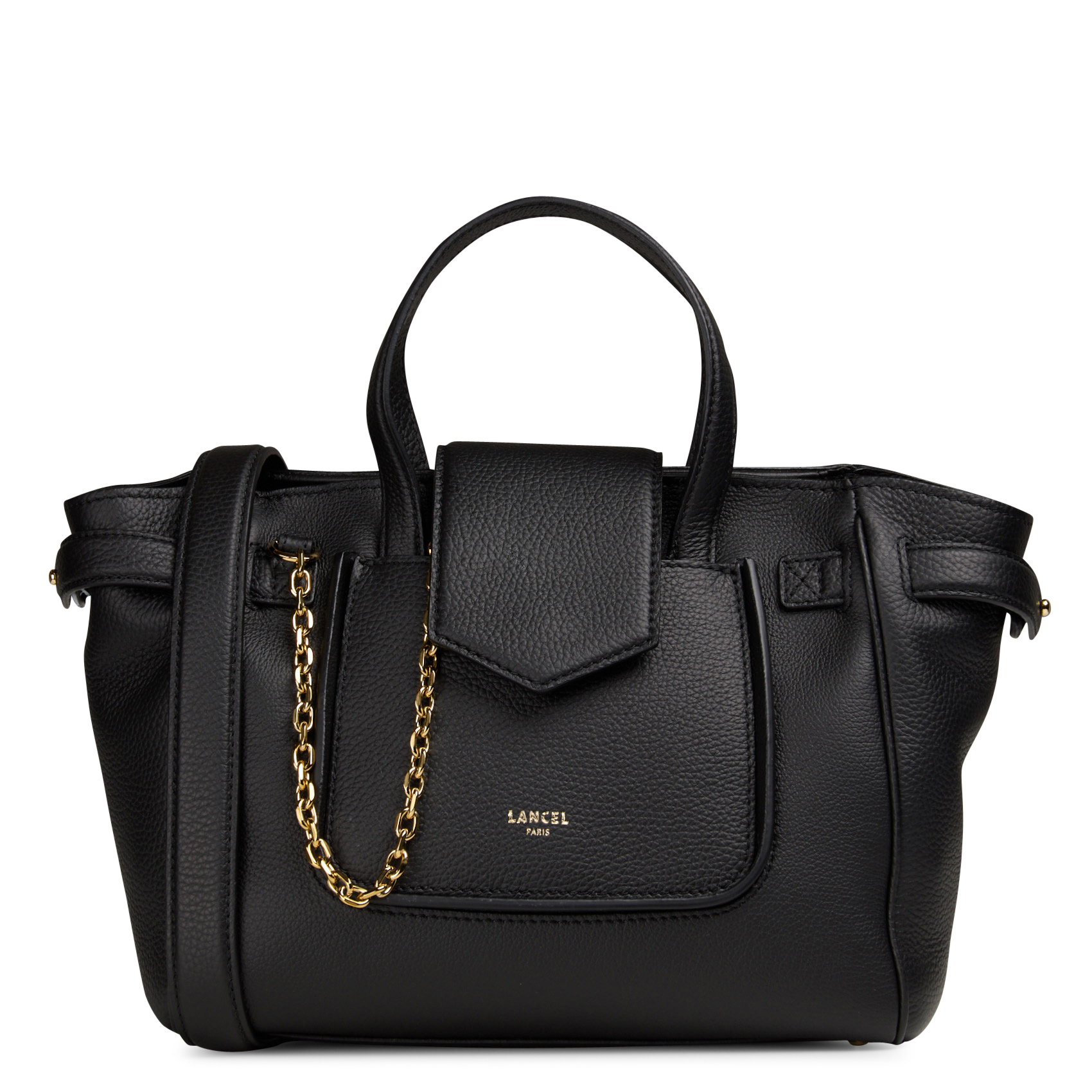 Leather handbag LANCEL