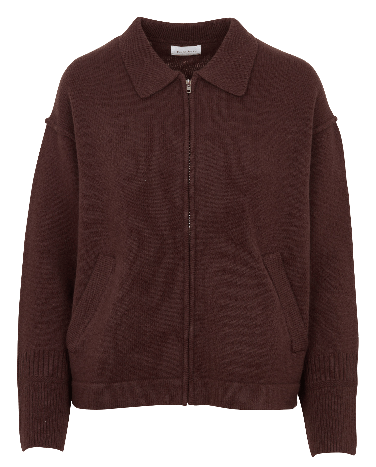 Gilet col classique en laine BELLA JONES