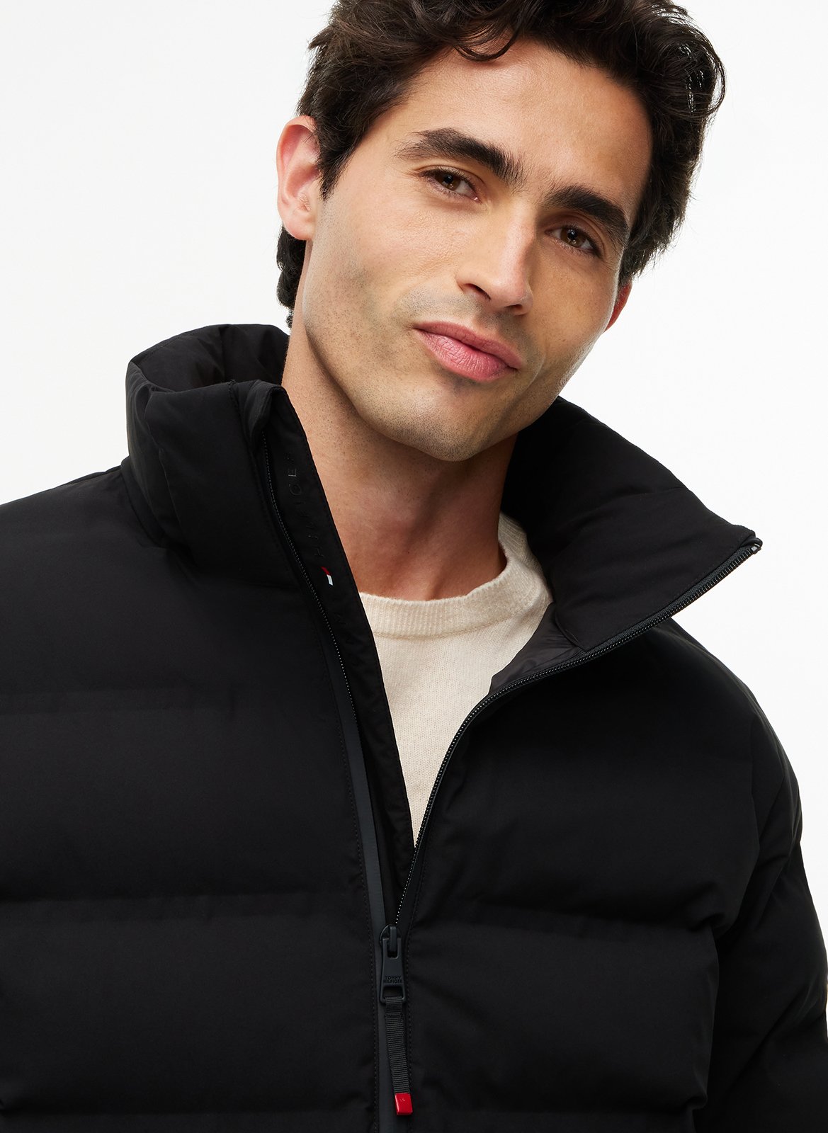 Doudoune col montant TOMMY HILFIGER Noir