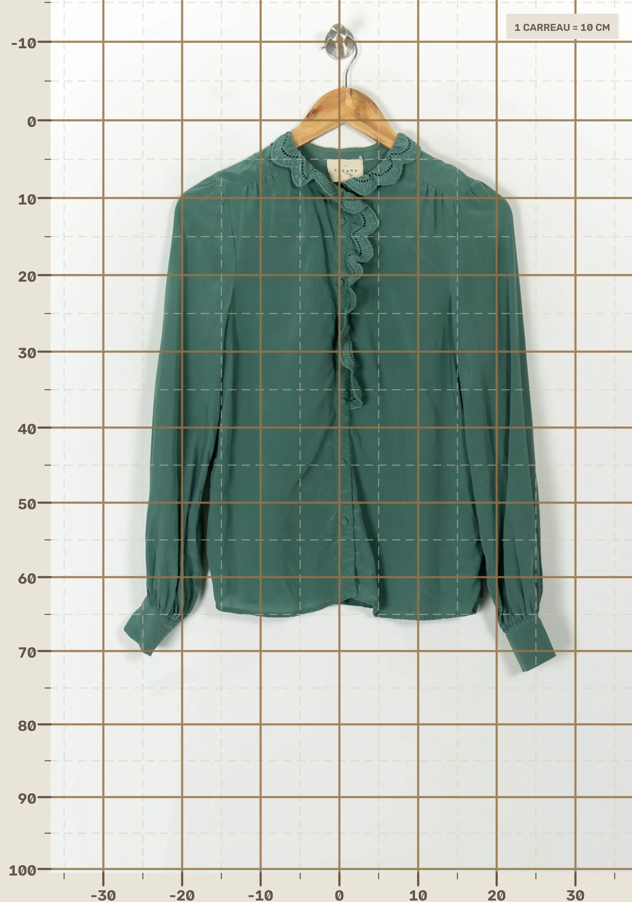 Blouse SEZANE - Seconde main Vert