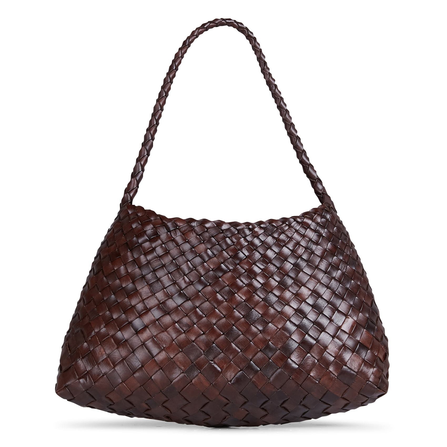Panier tressé en cuir  DRAGON DIFFUSION